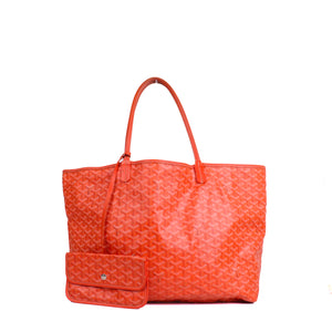 GOYARD - Saint Louis shopping bag in gray coated canvas