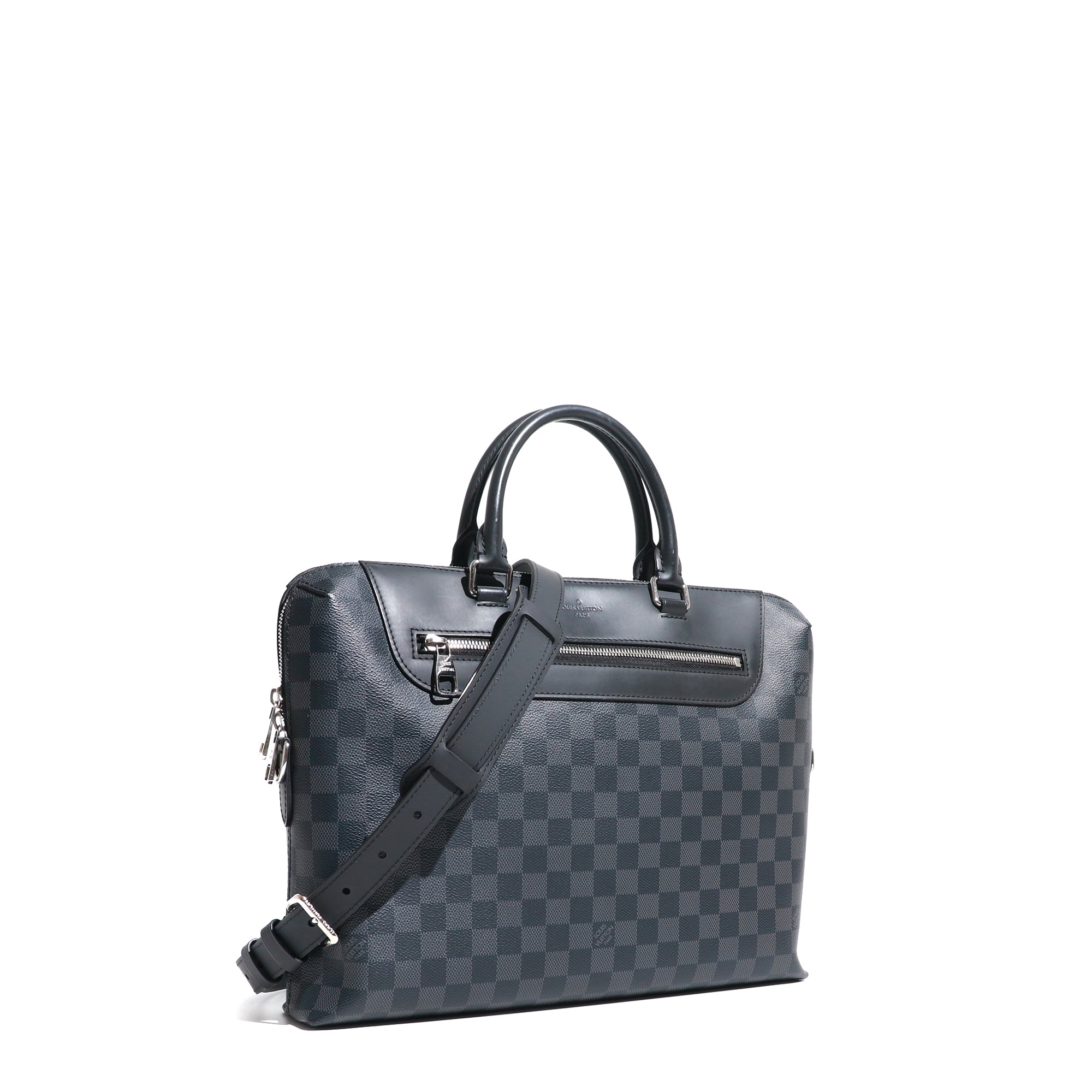 LOUIS VUITTON - Porte documents Jour en toile damier graphite