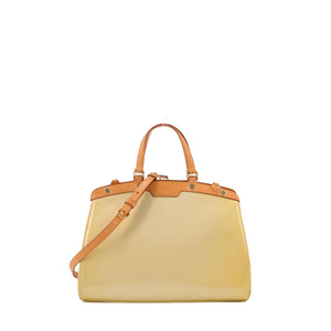 LOUIS VUITTON - Louis Vuitton Brea handbag in yellow patent leather