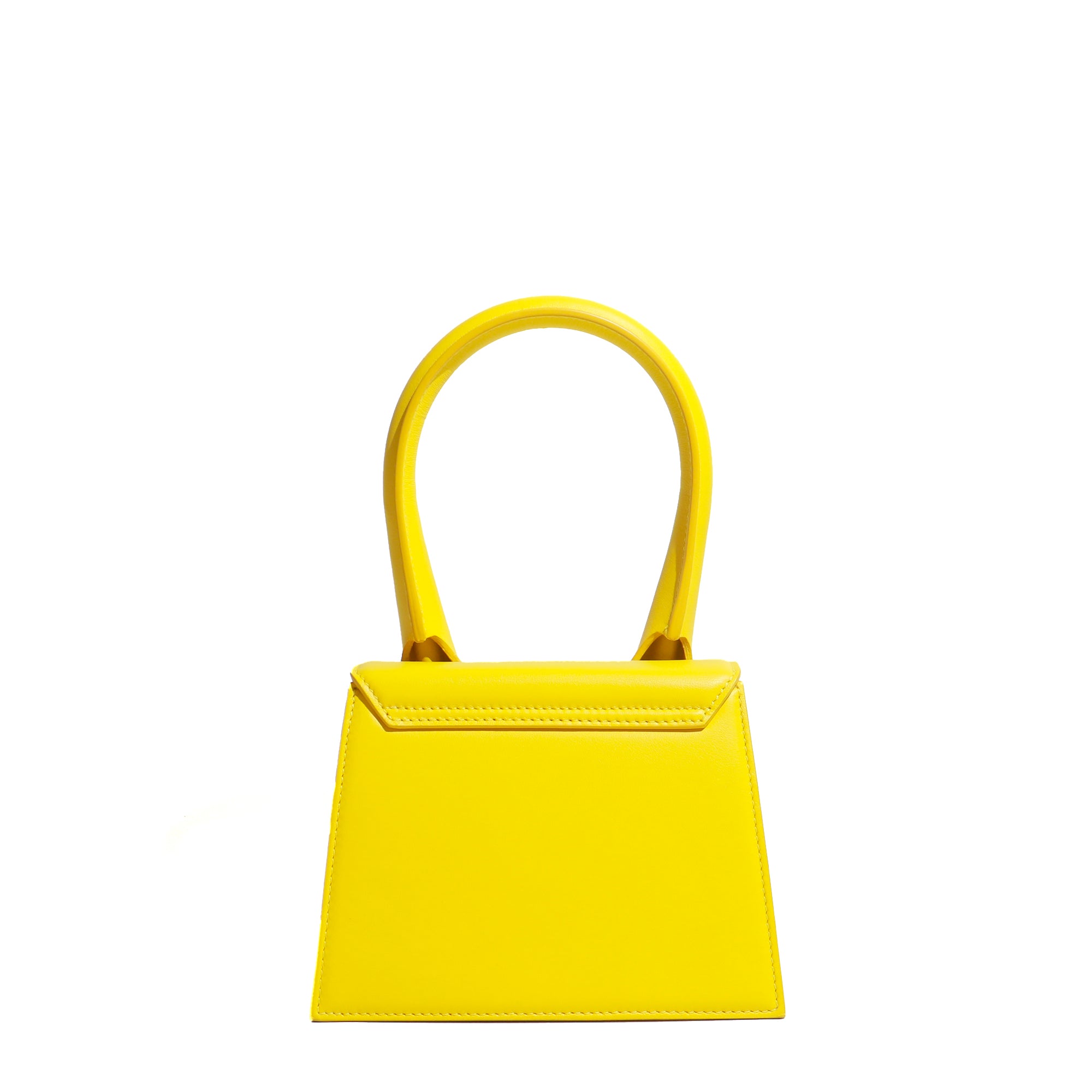 JACQUEMUS - Medium Chiquito shoulder bag in yellow leather