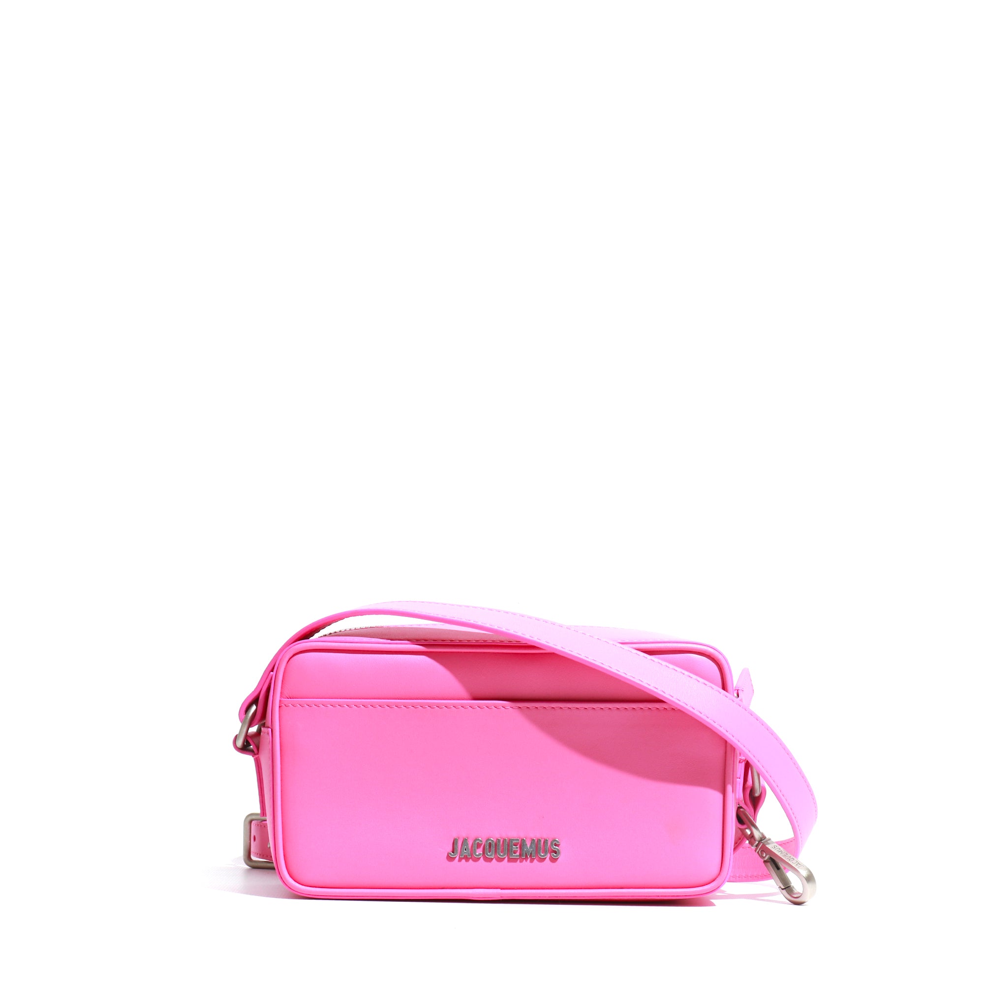 JACQUEMUS - Le Baneto shoulder bag in pink leather