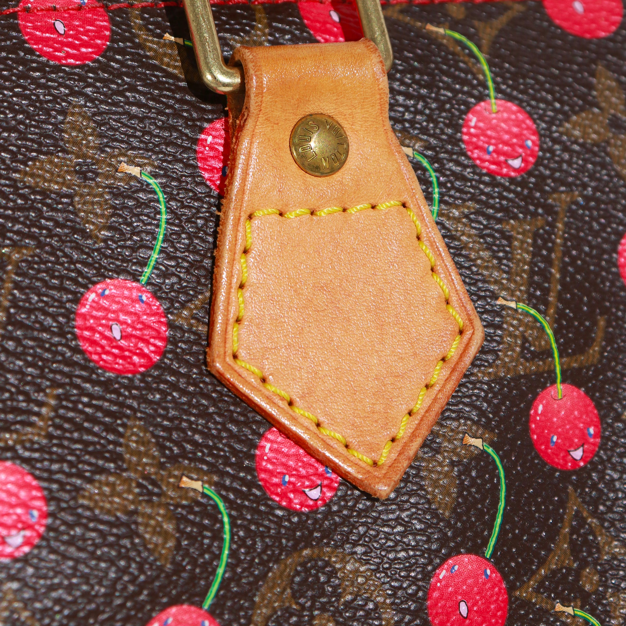 LOUIS VUITTON - Sac à main Speedy 25 en toile monogramme Murakami Cerises