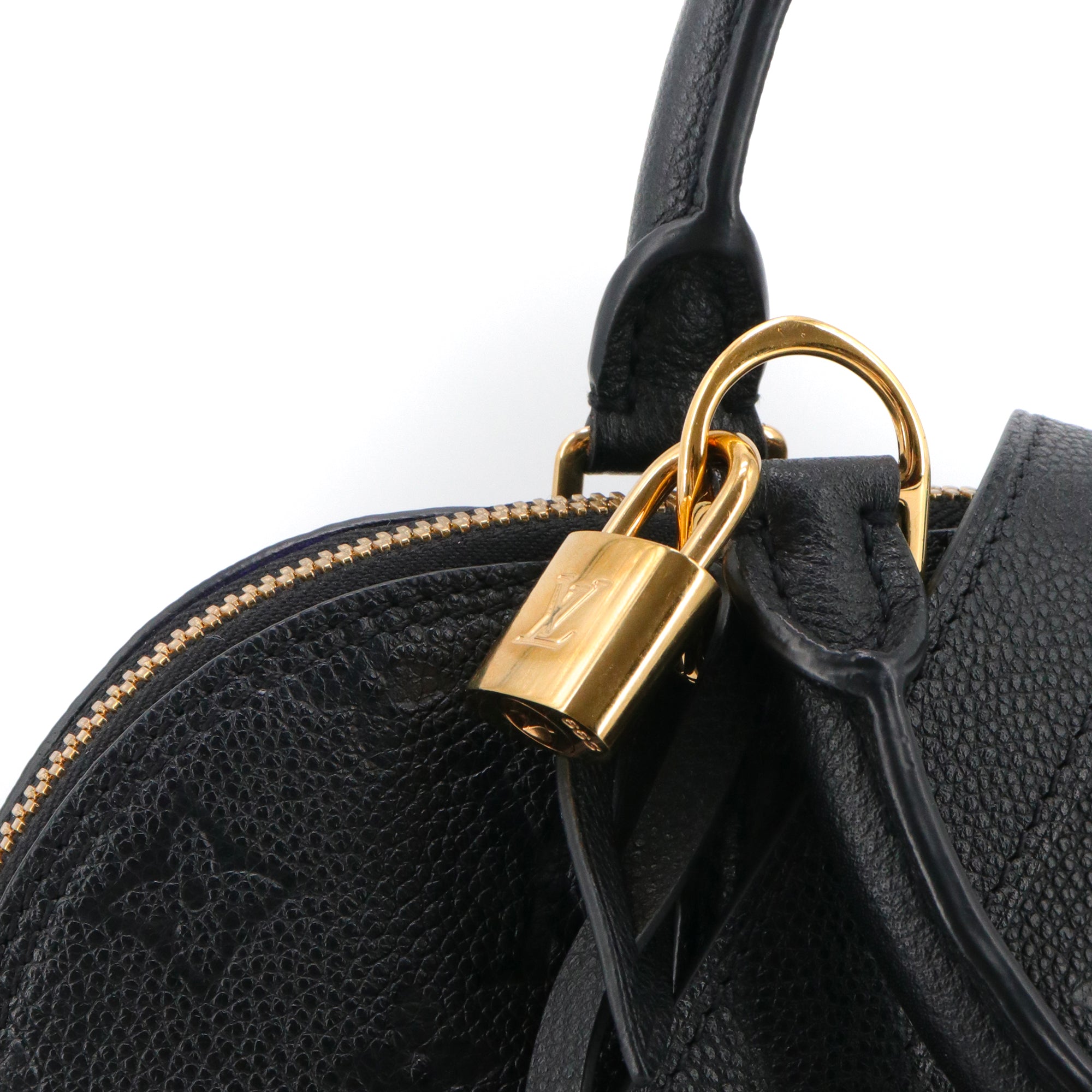 LOUIS VUITTON - Sac à main Neo Alma PM Louis Vuitton en cuir empreinte noir