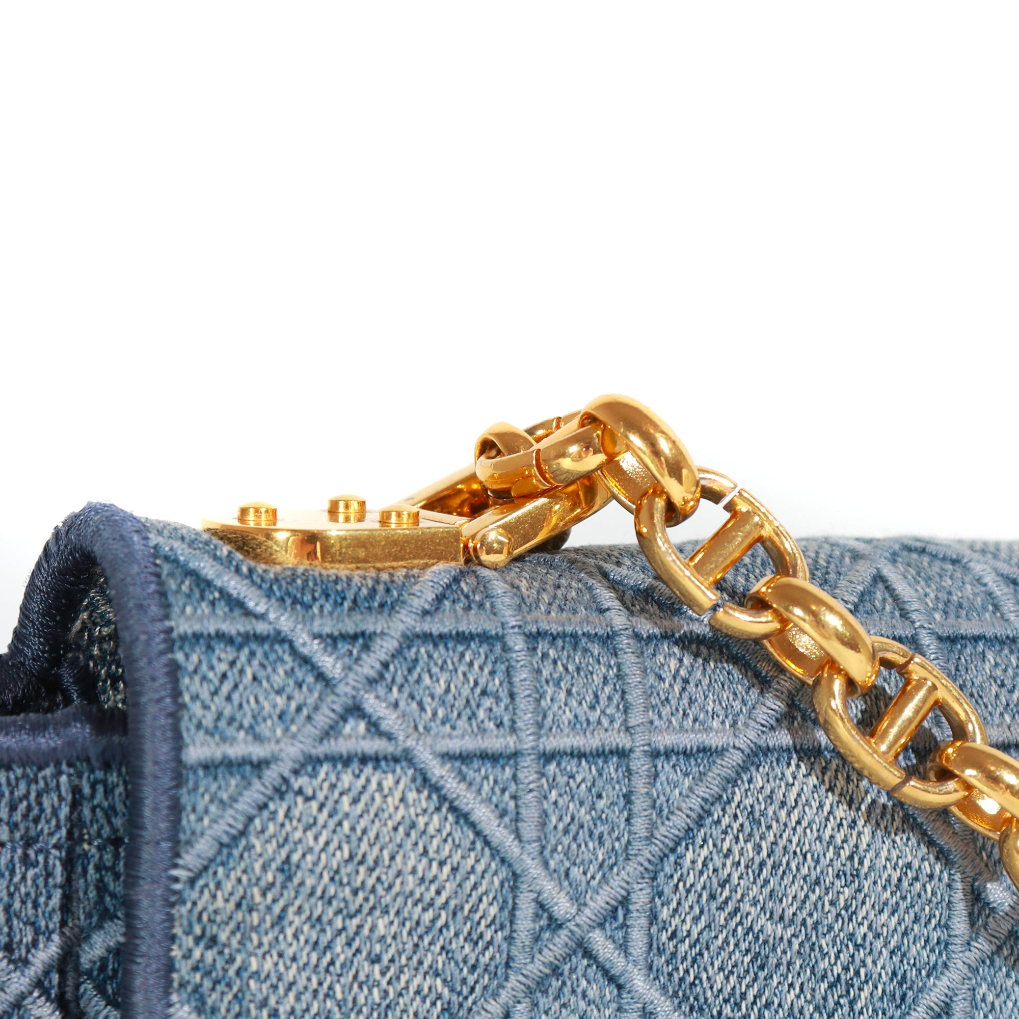 DIOR - Sac à bandoulière Caro small en denim