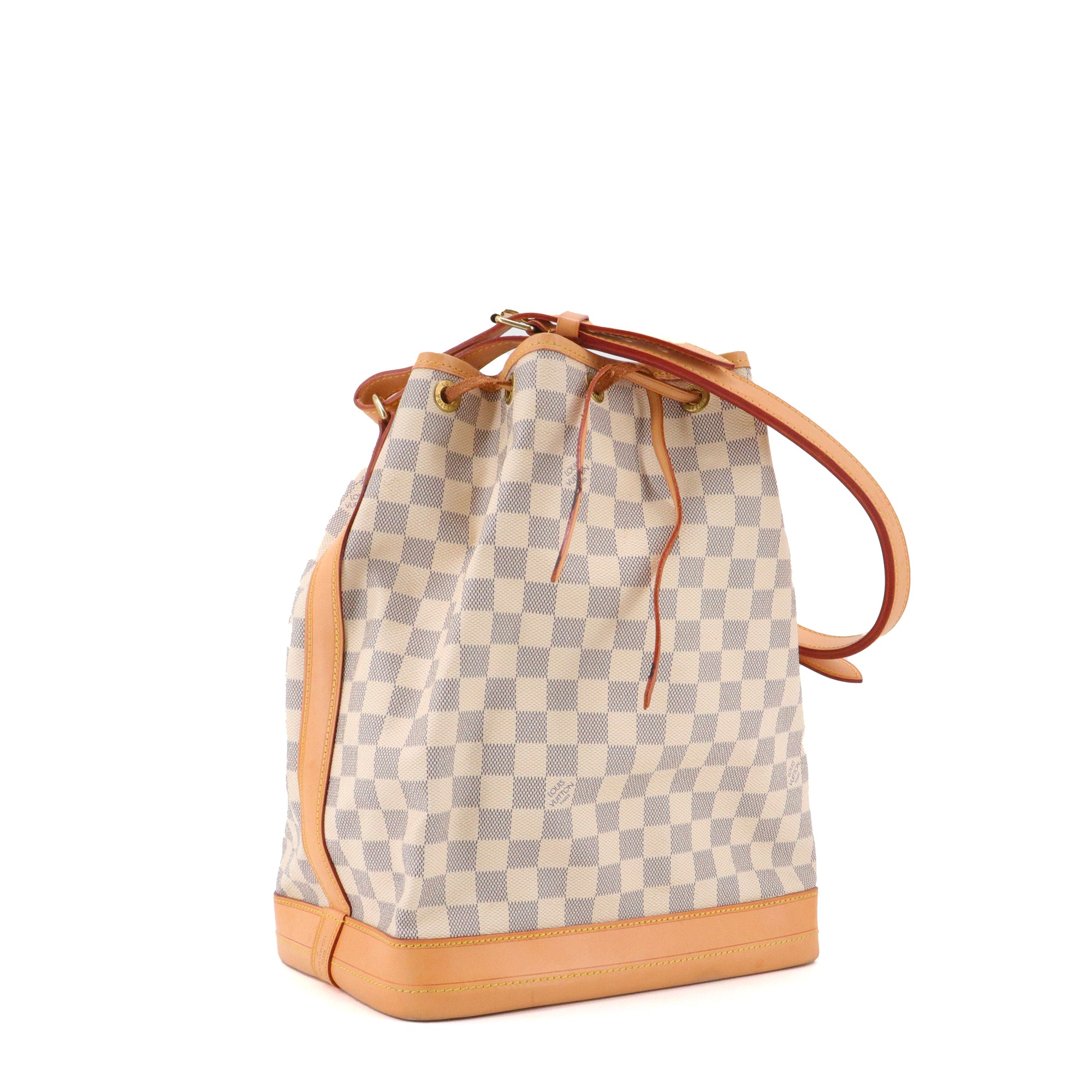 LOUIS VUITTON - Louis Vuitton Noé shoulder bag in azure checkerboard canvas