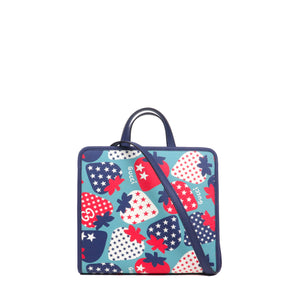GUCCI - Gucci Soho tote bag in silver grained leather 