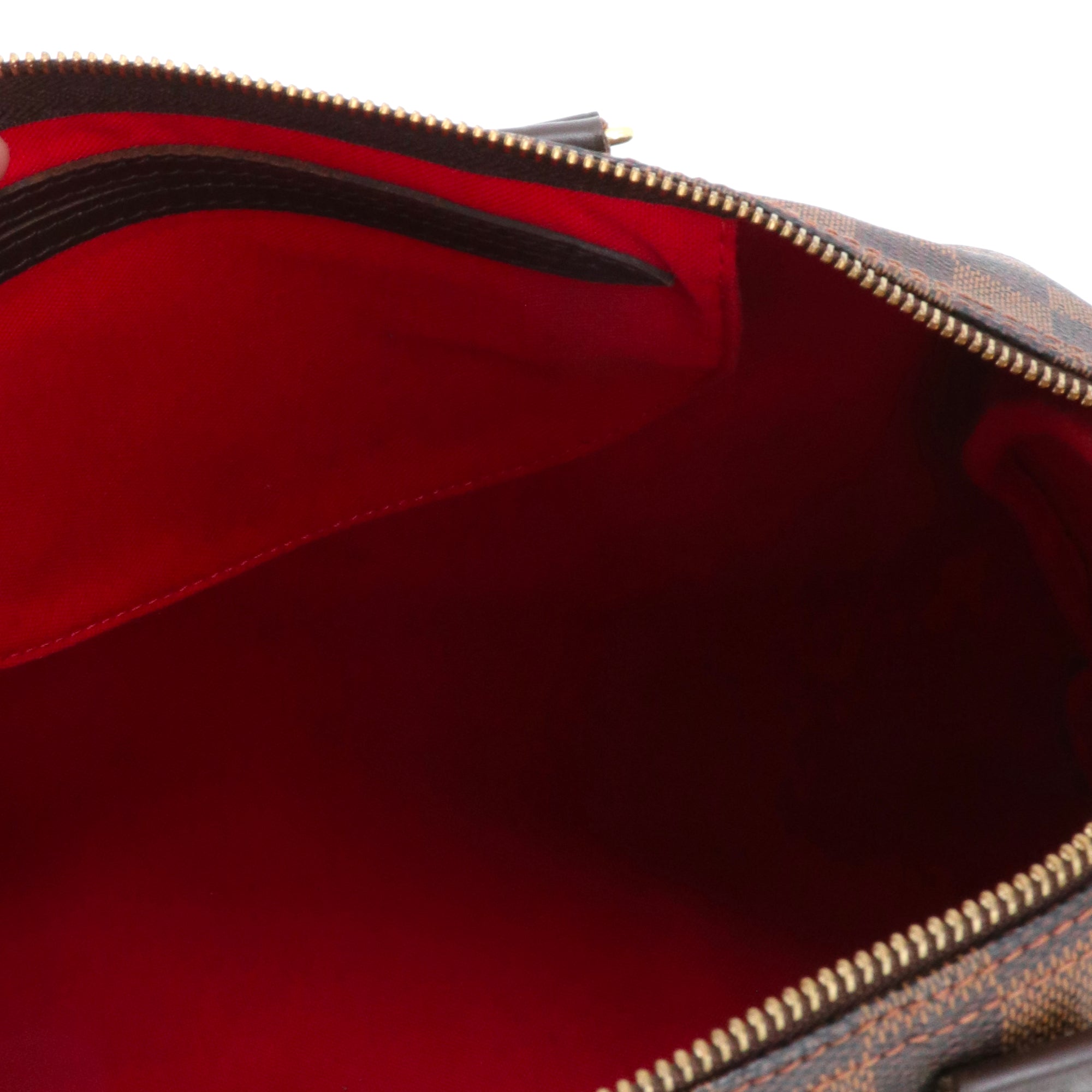 LOUIS VUITTON - Sac à main Speedy 35 Louis Vuitton en toile damier ébène