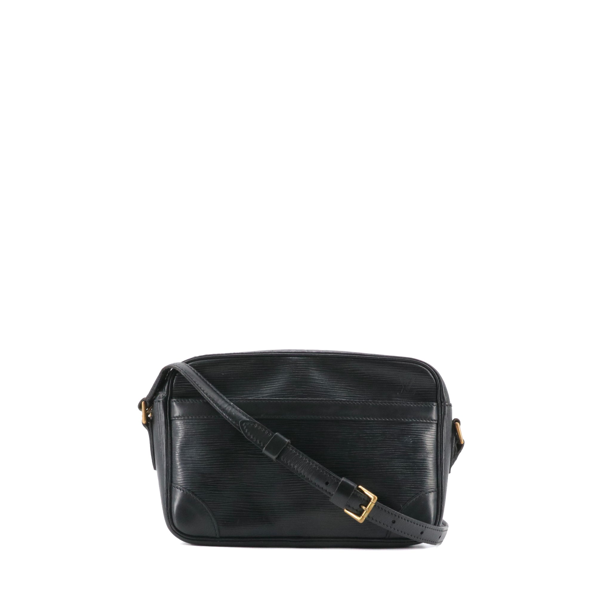 LOUIS VUITTON - Sac à bandoulière Trocadéro Louis Vuitton en cuir épi noir