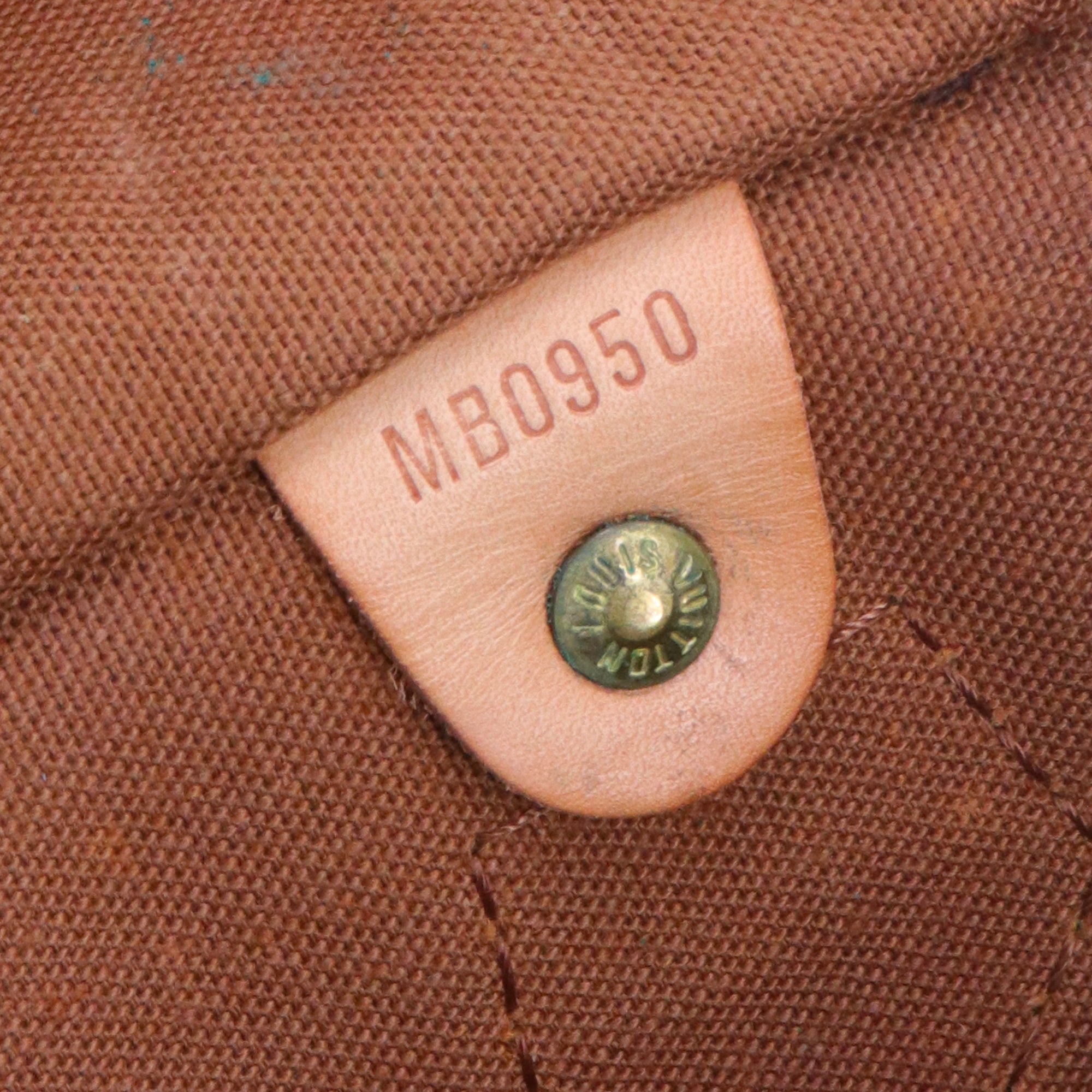 LOUIS VUITTON - Sac à main Speedy 40 Louis Vuitton en toile monogrammée vintage