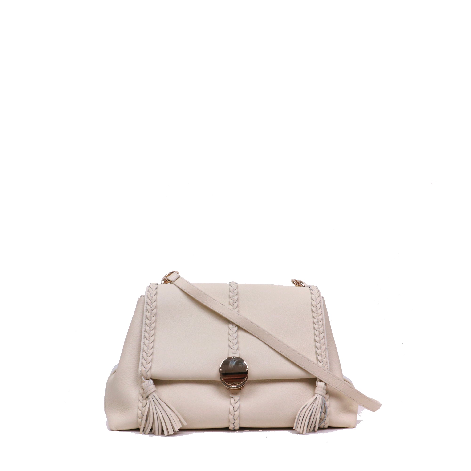 CHLOÉ - Darry shoulder bag in black grained leather