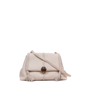CHLOÉ - Darry shoulder bag in black grained leather
