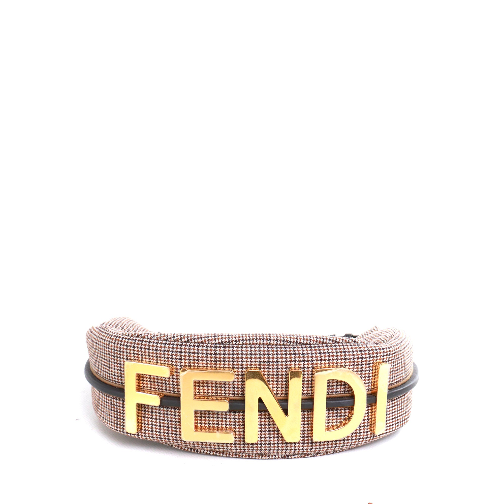 FENDI - Fendigraphy Fendi shoulder bag in brown canvas