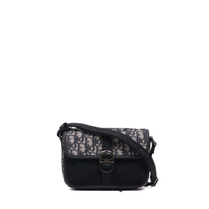 DIOR - Sac à bandoulière Messenger Pouch Dior en toile dior oblique
