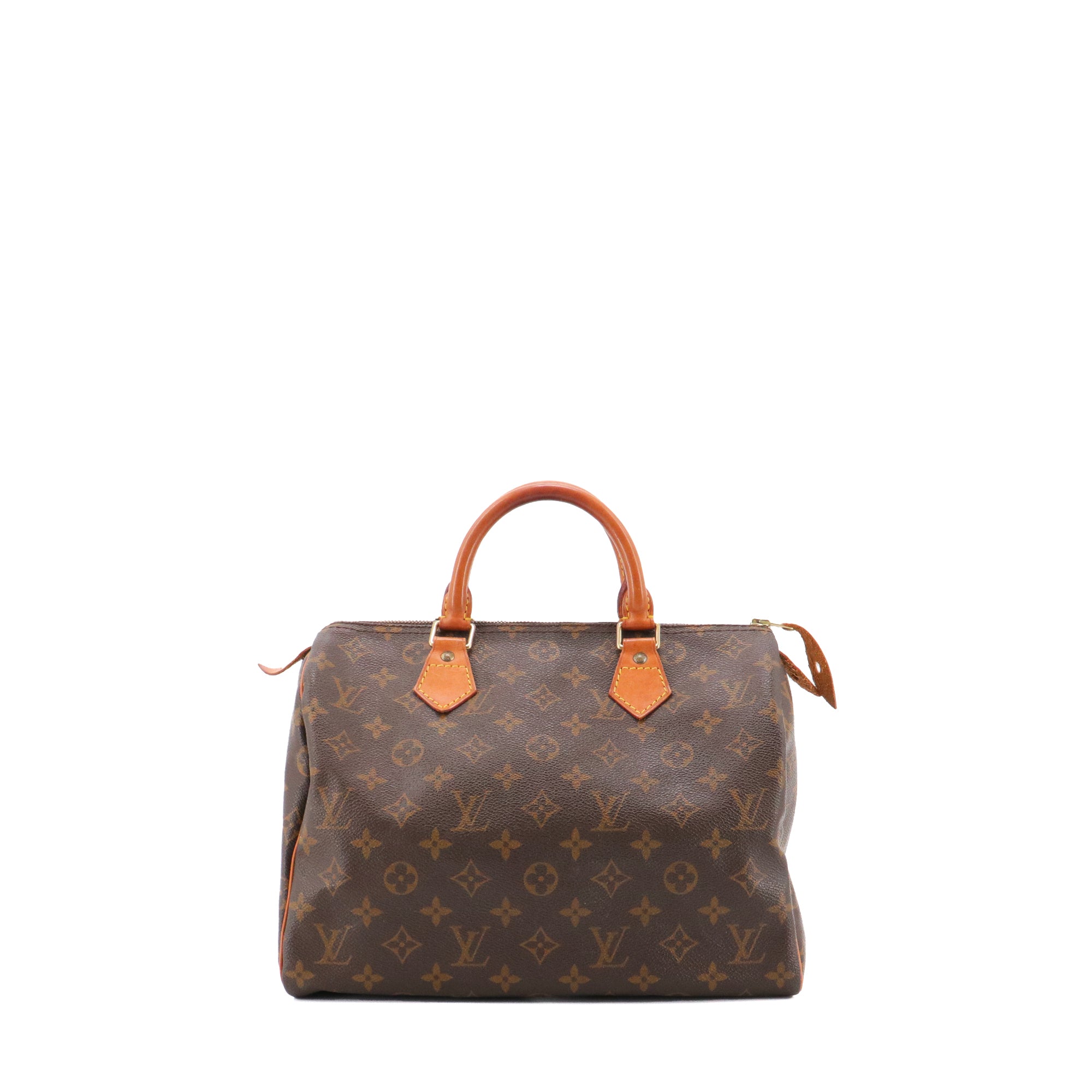 LOUIS VUITTON - Sac à main Speedy 30 Louis Vuitton en toile monogrammée vintage
