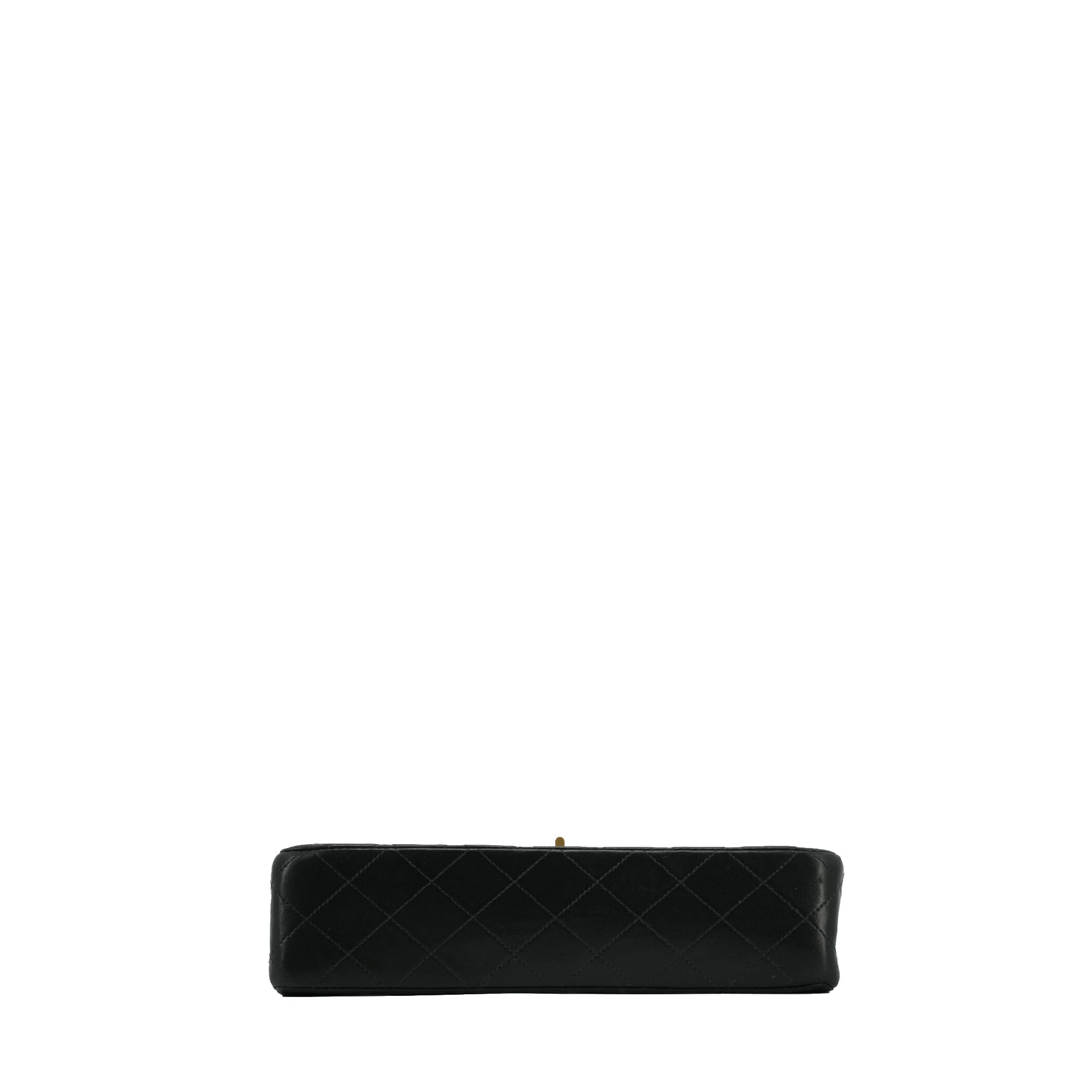CHANEL - Sac à bandoulière 2.55 Chanel en cuir matelassé noir vintage
