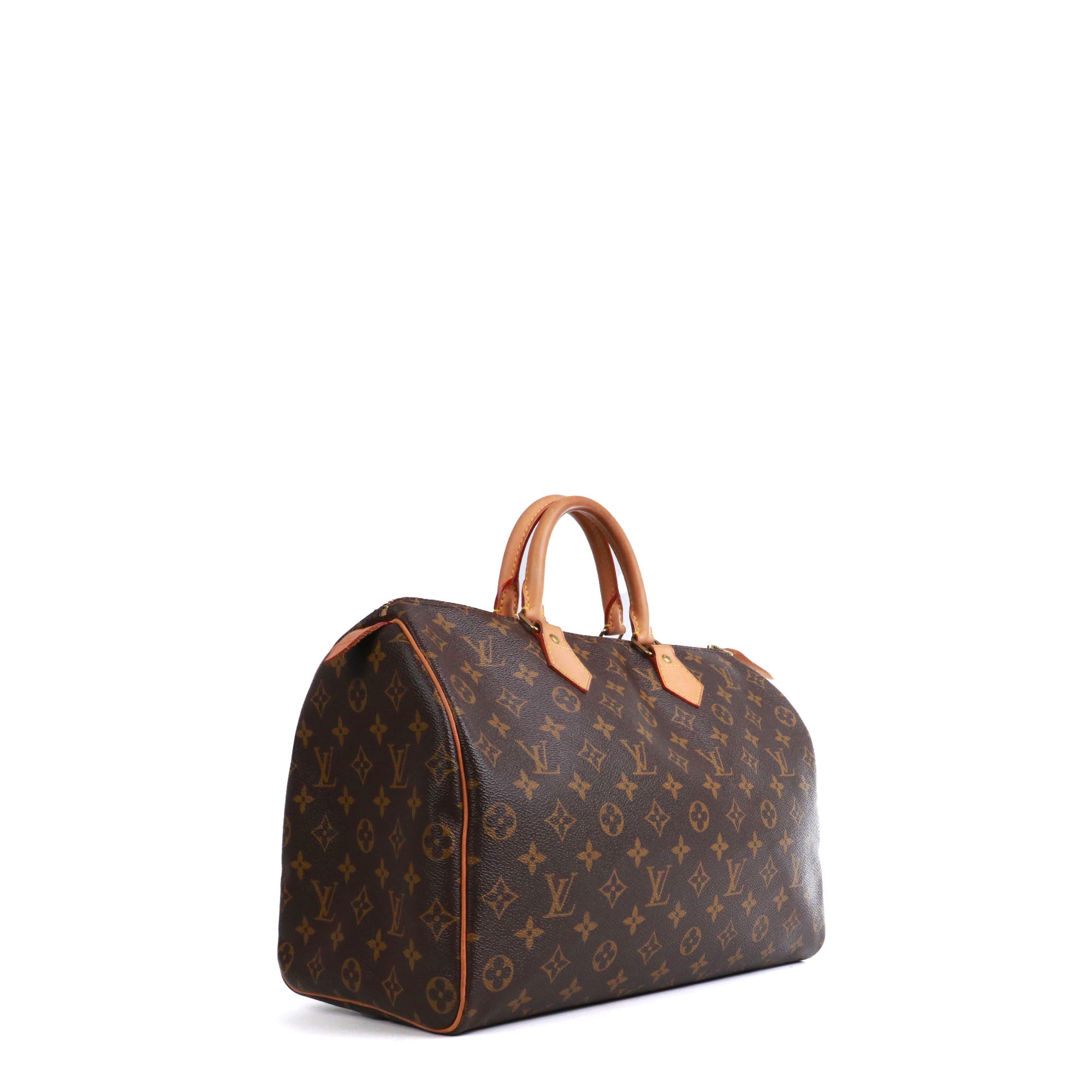 LOUIS VUITTON - Sac à main Speedy 35 Louis Vuitton en toile monogramme