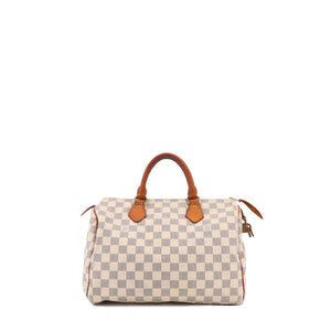 LOUIS VUITTON - Louis Vuitton Speedy 35 shoulder bag in Damier Ébène canvas