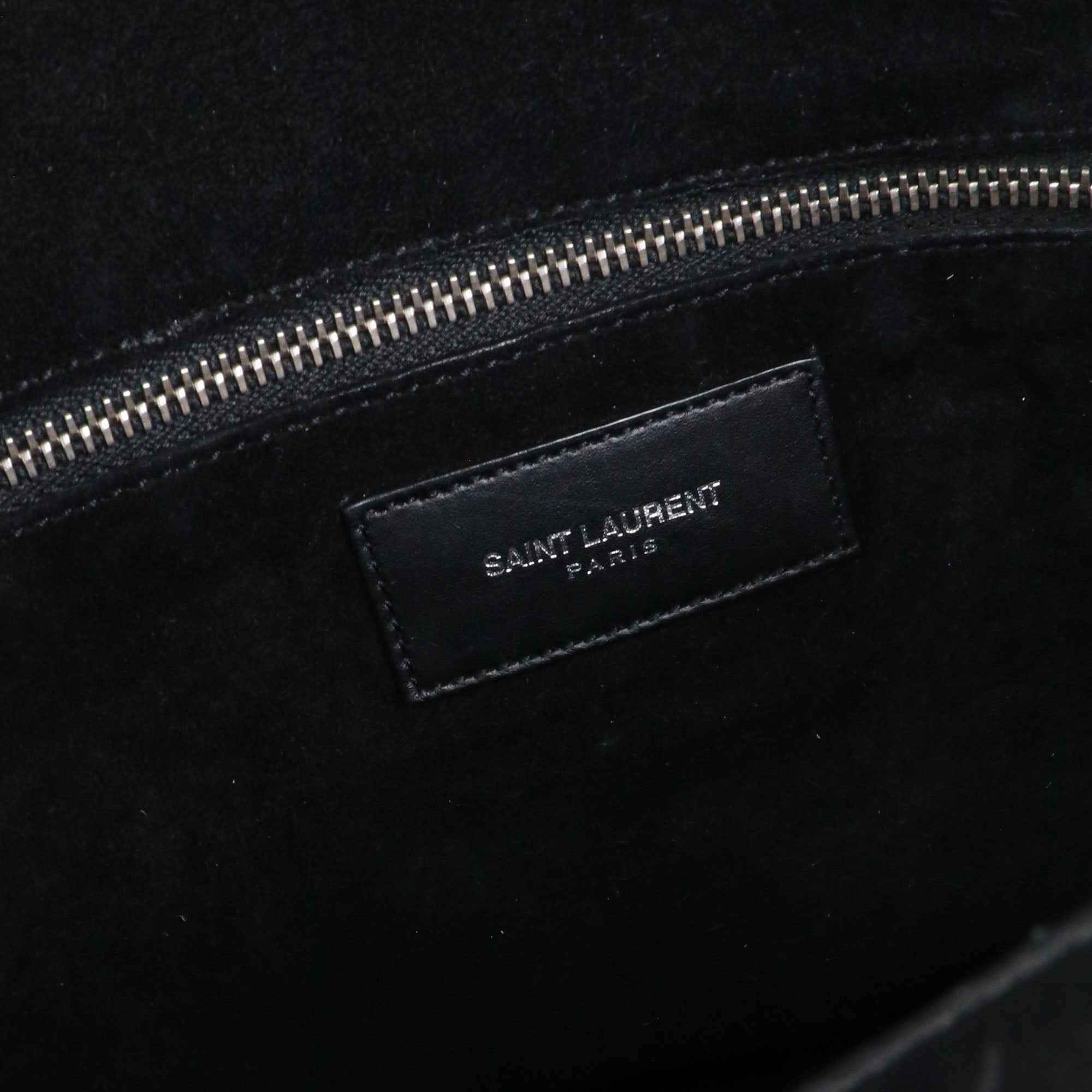 SAINT LAURENT - Sac à main Boston Saint Laurent en cuir noir
