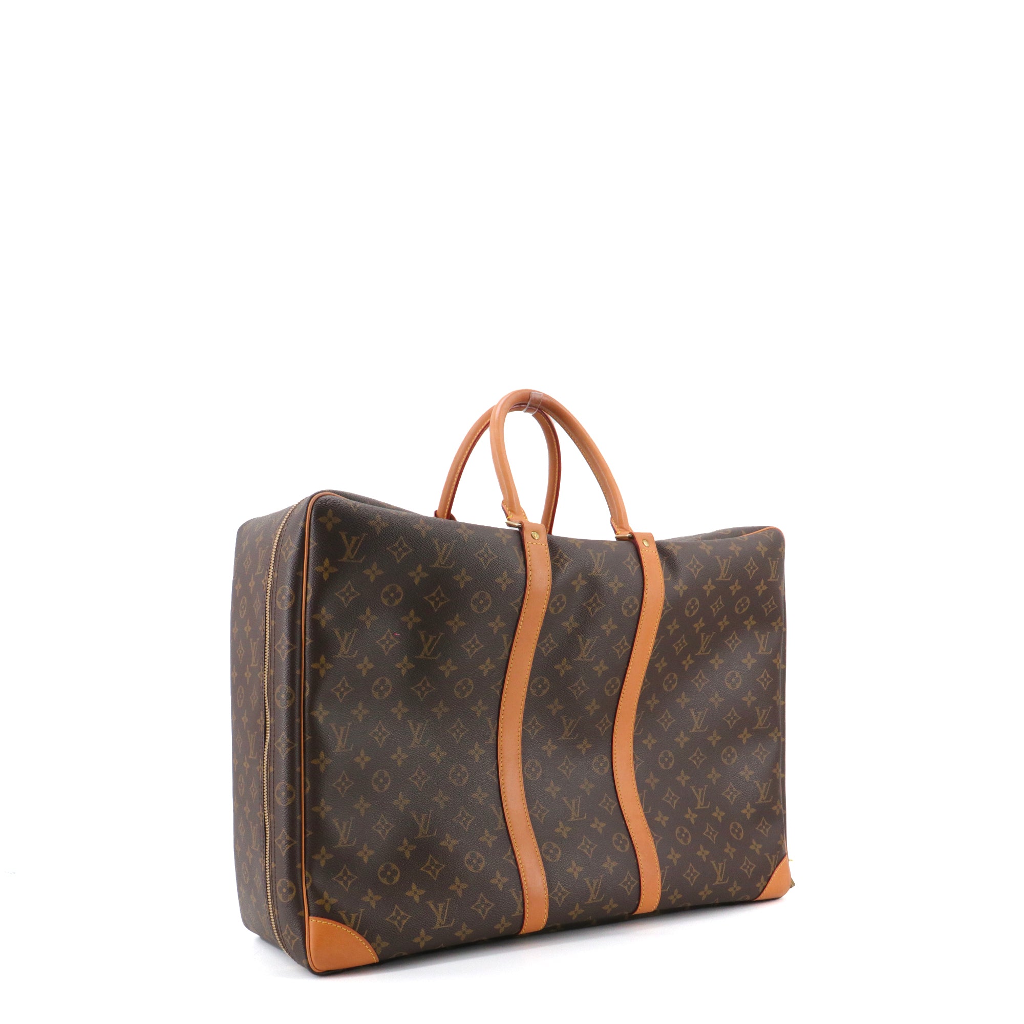 LOUIS VUITTON - Sac de voyage Sirius 55 Louis Vuitton en toile monogrammée vintage