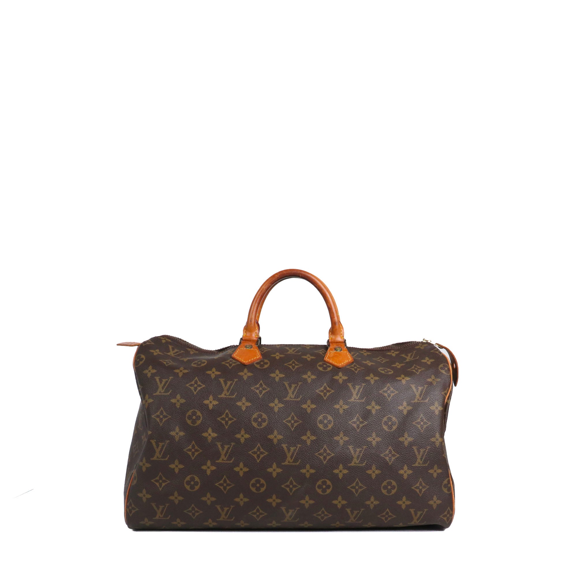 LOUIS VUITTON - Sac à main Speedy 40 Louis Vuitton en toile monogrammée vintage