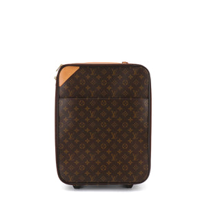 LOUIS VUITTON - Valise Pégase 50 Louis Vuitton en toile monogrammée