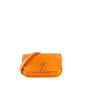 LOUIS VUITTON - Sac à bandoulière Buci en cuir épi marron
