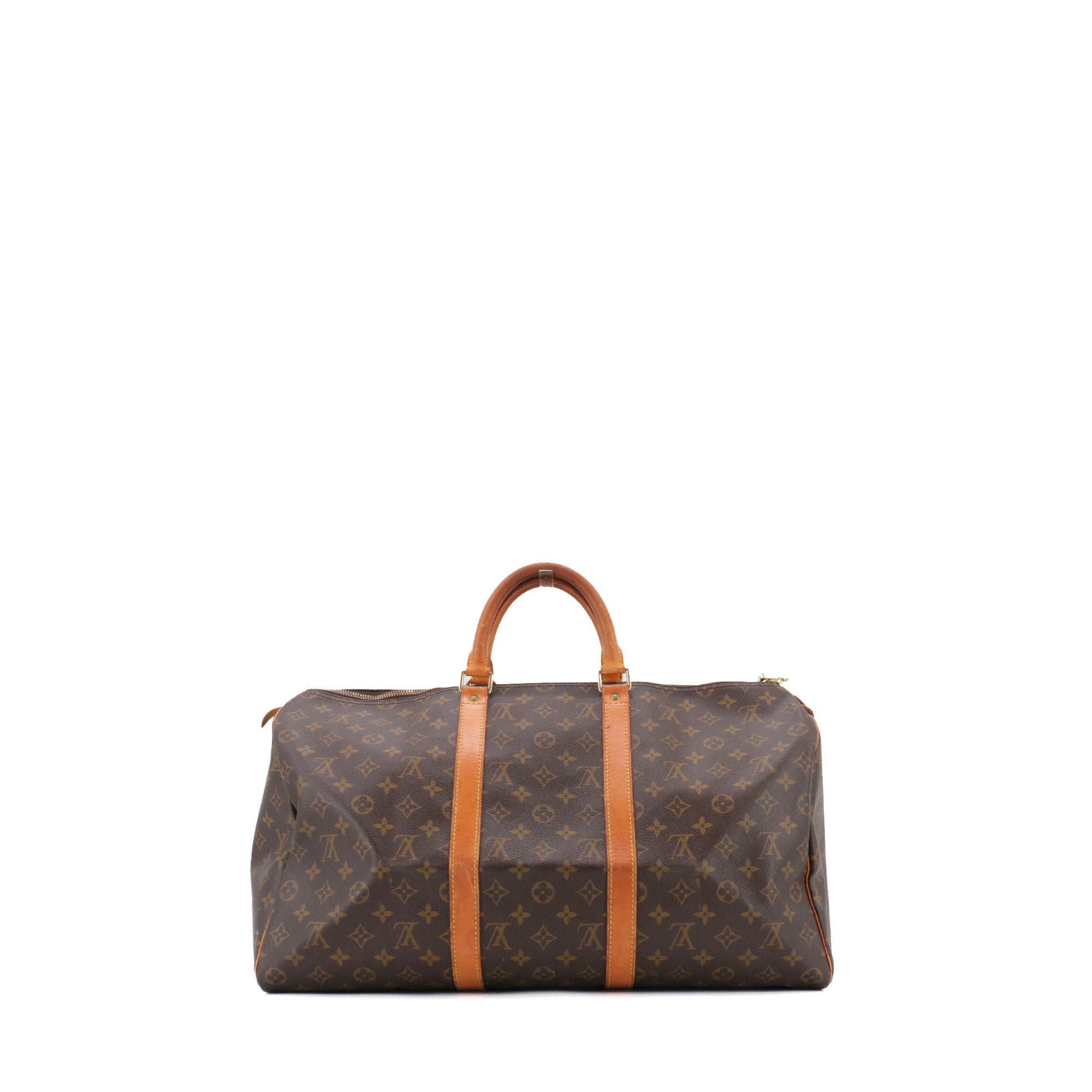 LOUIS VUITTON - Sac de voyage Keepall 50 Louis Vuitton en toile monogrammée