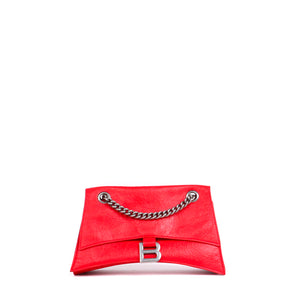 BALENCIAGA - Crush small shoulder bag in black leather