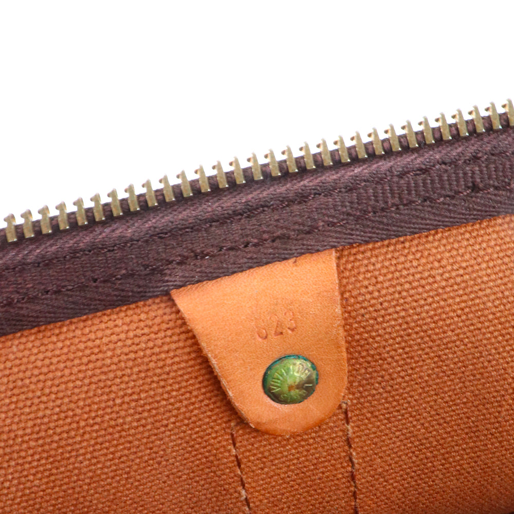 LOUIS VUITTON - Sac de voyage Keepall 50 en toile monogrammée vintage