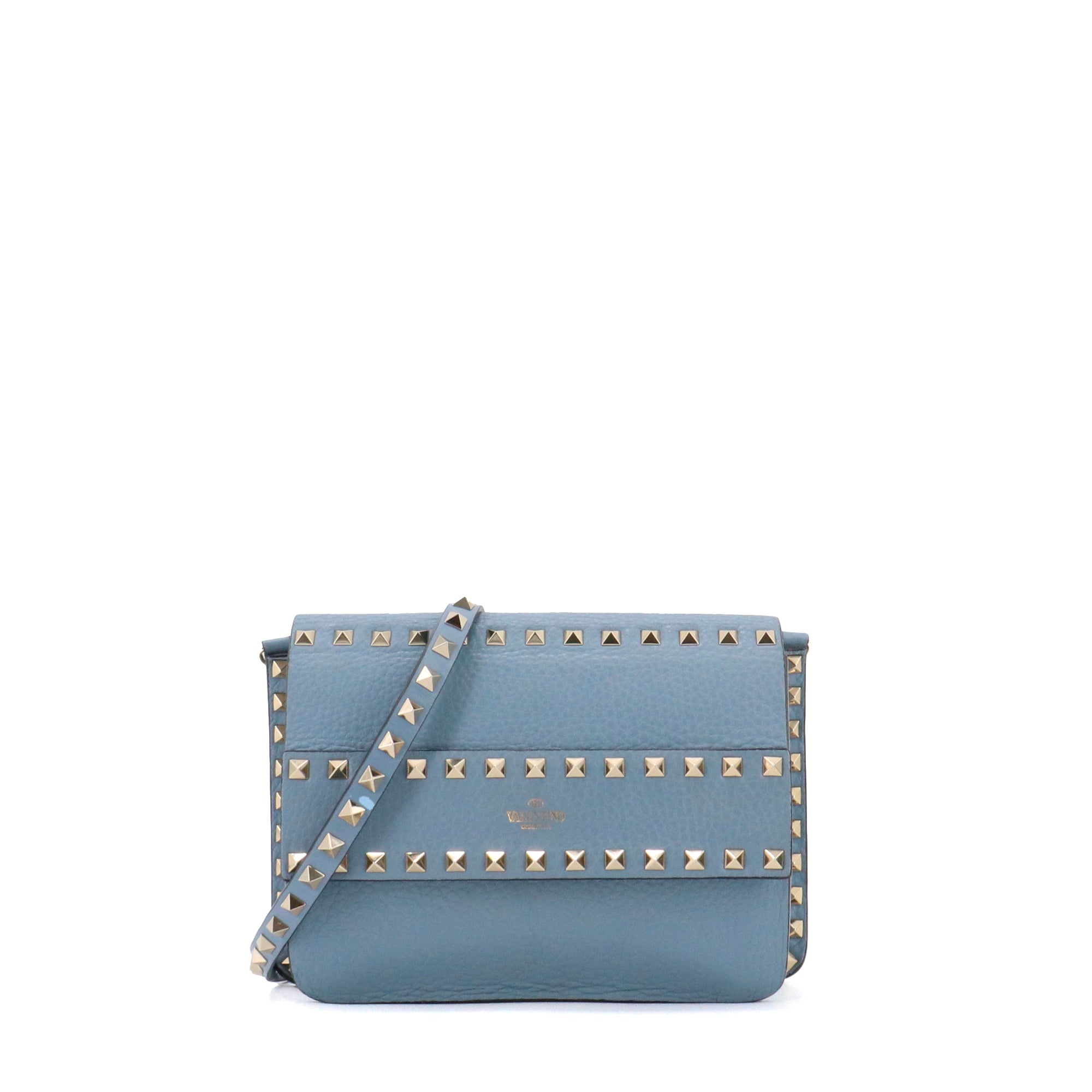 VALENTINO - Rockstud leather tote bag