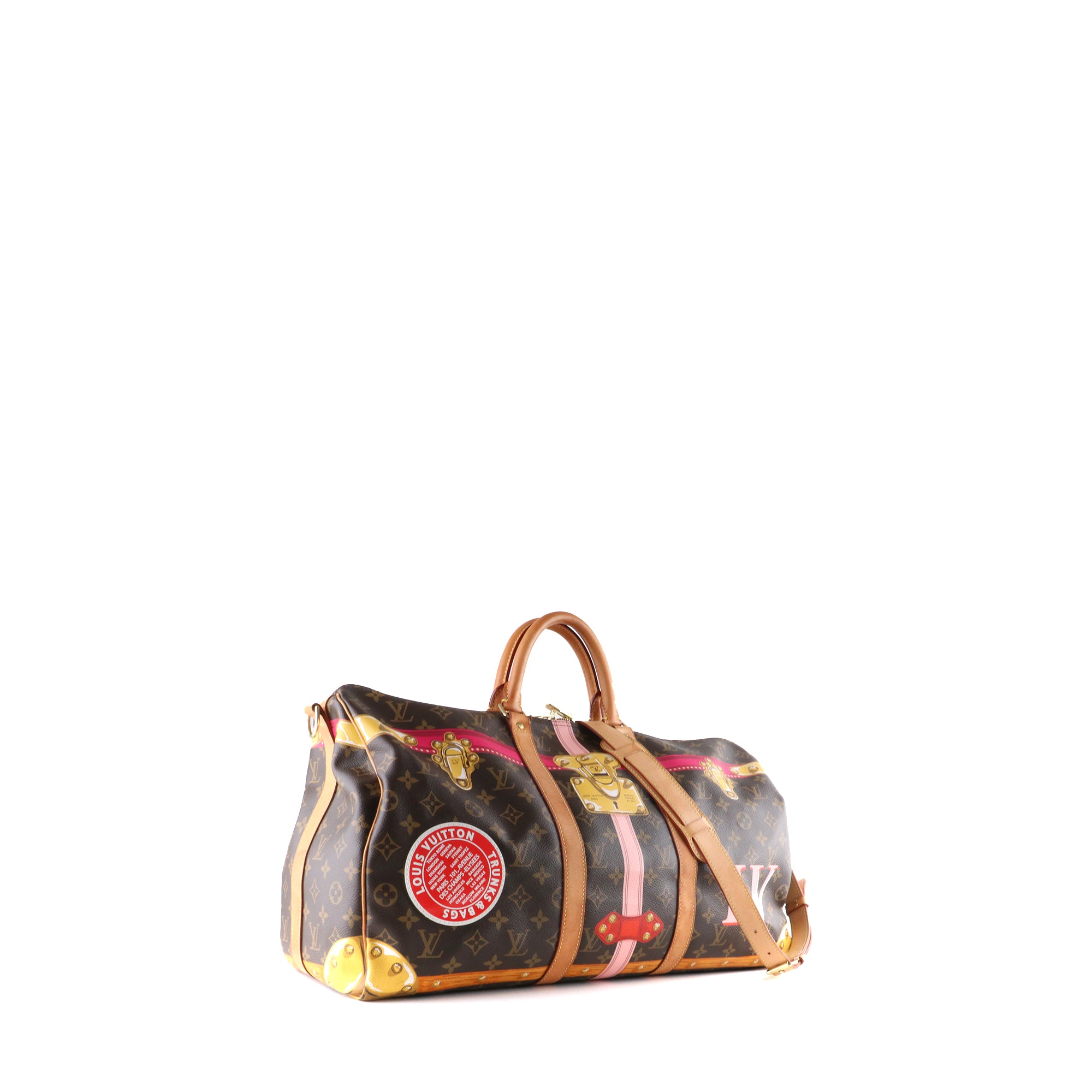LOUIS VUITTON - Sac de voyage Keepall 50 collection Summer Trunk