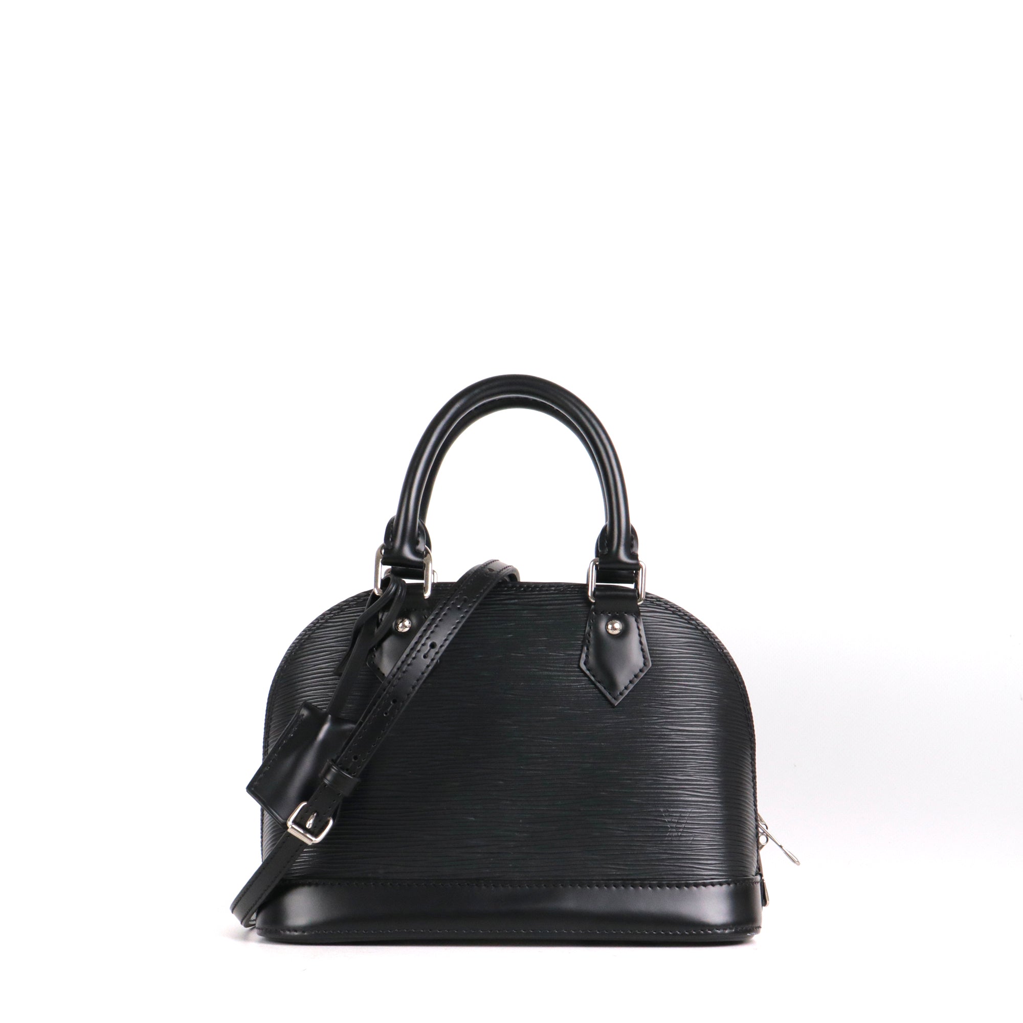 LOUIS VUITTON - Sac à bandoulière Alma BB Louis Vuitton en cuir épi noir