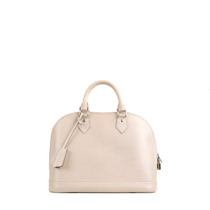 LOUIS VUITTON - Sac à main Alma PM Louis Vuitton en cuir épi ivoire