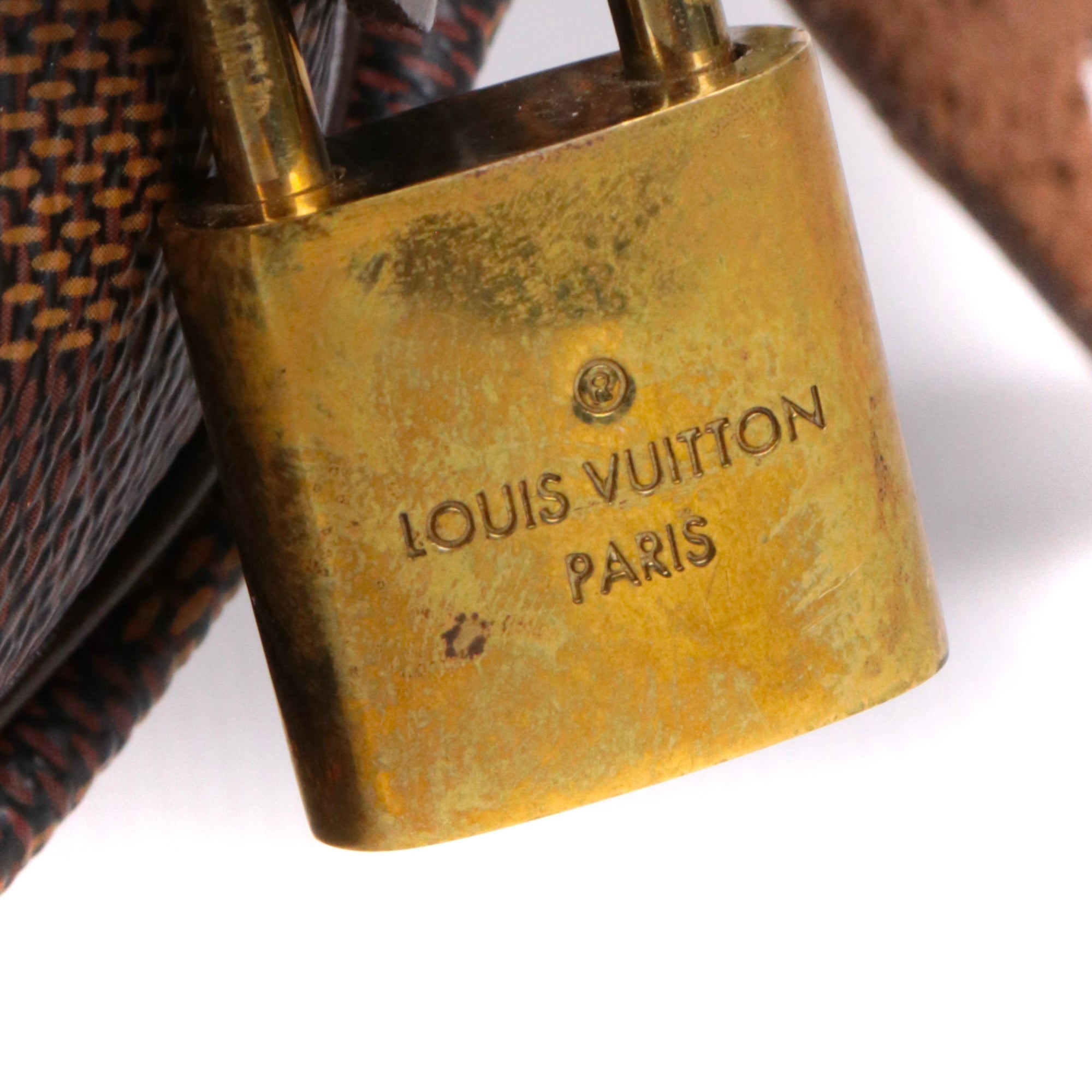 LOUIS VUITTON - Sac à main Speedy 35 Louis Vuitton en toile damier ébène