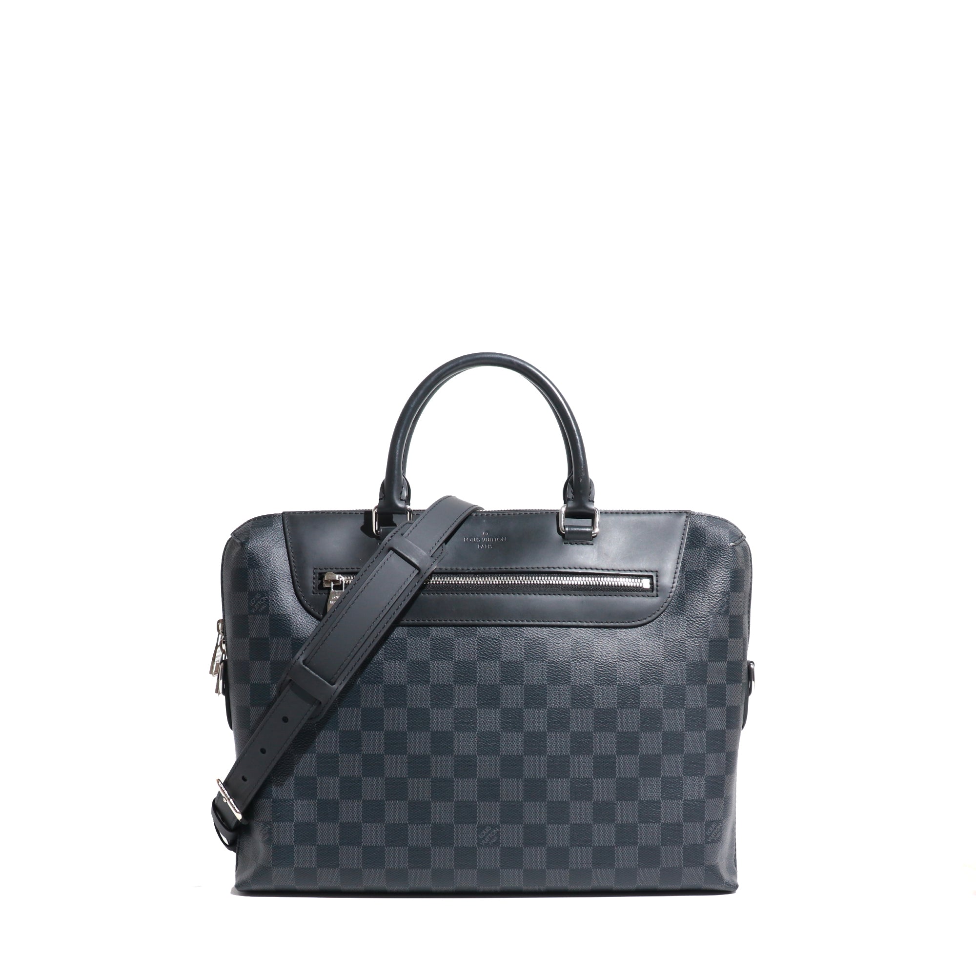 LOUIS VUITTON - Jour briefcase in graphite damier canvas