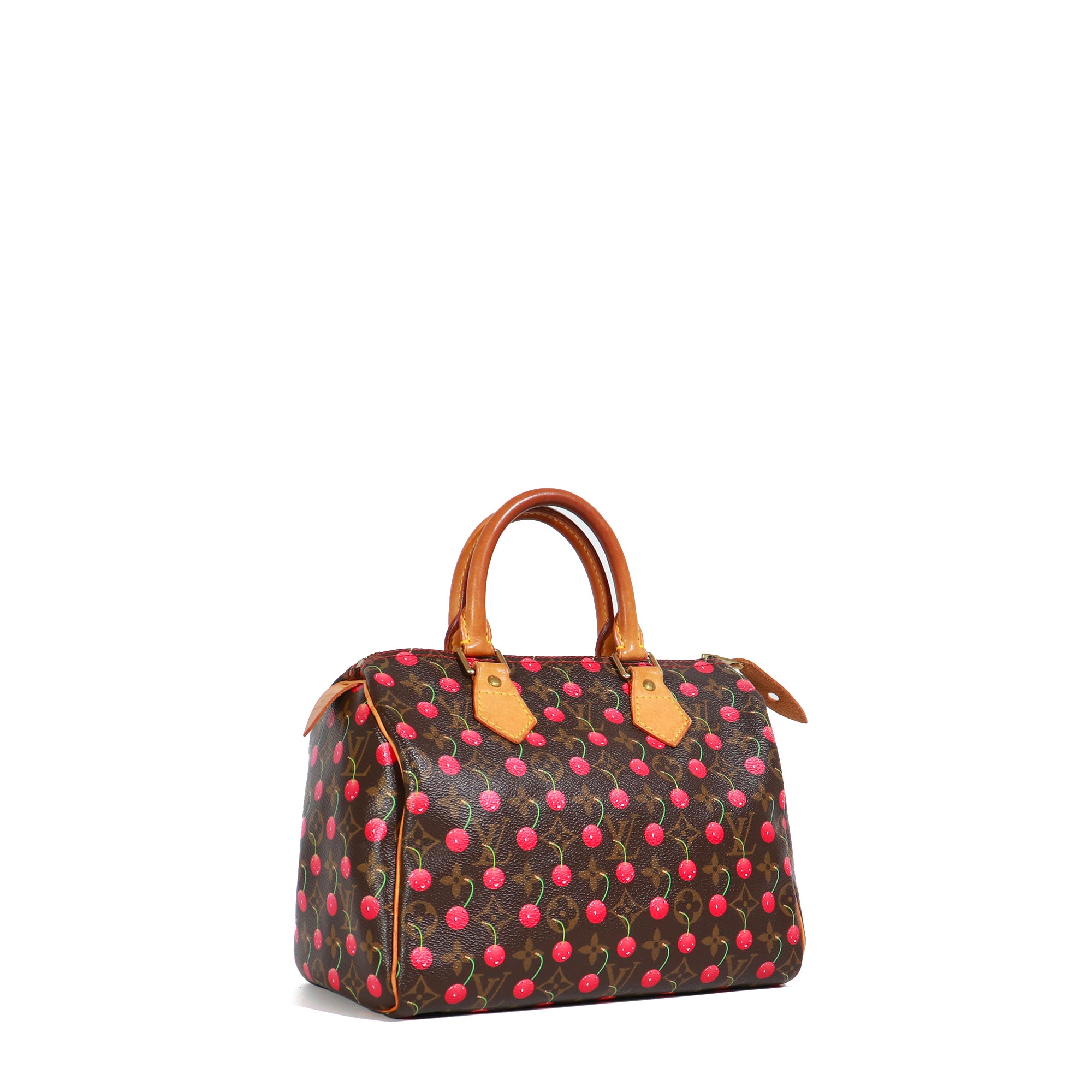 LOUIS VUITTON - Sac à main Speedy 25 en toile monogramme Murakami Cerises