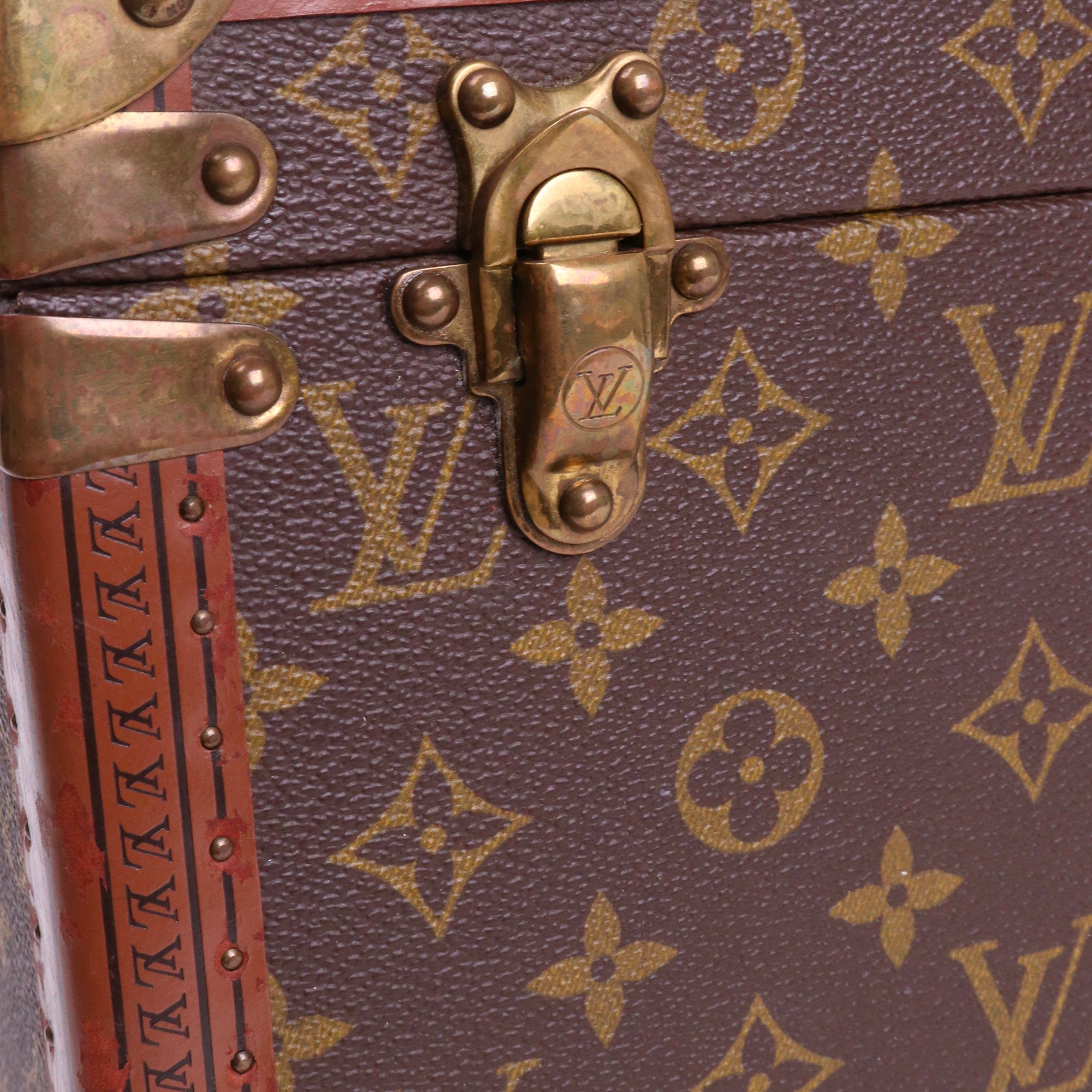 LOUIS VUITTON - Boîte à bouteilles 40 Louis Vuitton en toile monogrammée