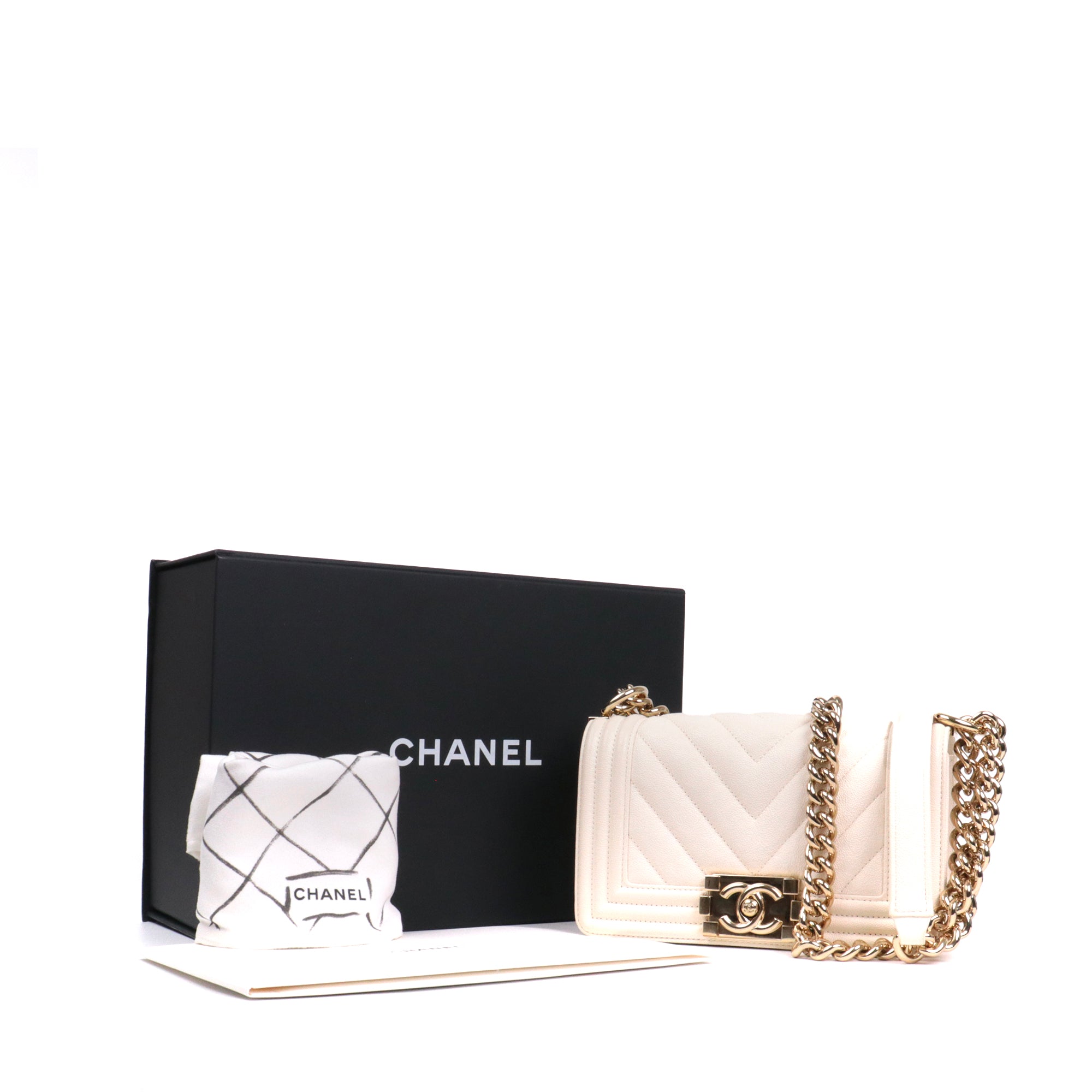 CHANEL - Boy Small limited edition Graphiti shoulder bag in black leather