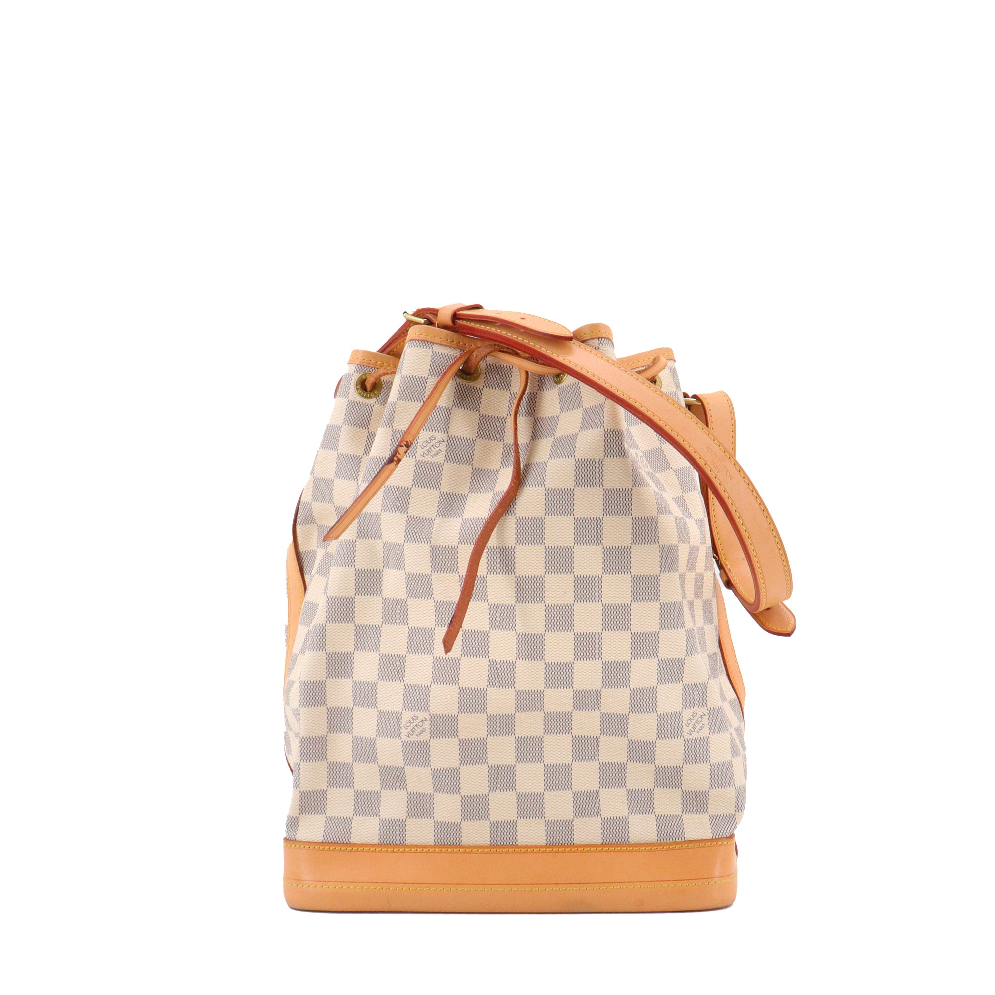 LOUIS VUITTON - Louis Vuitton Noé shoulder bag in azure checkerboard canvas
