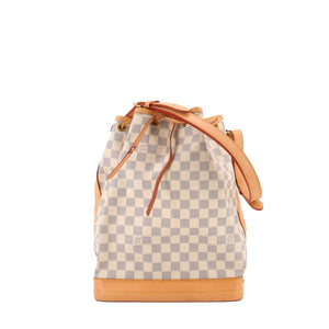 LOUIS VUITTON - Louis Vuitton Noé shoulder bag in azure checkerboard canvas