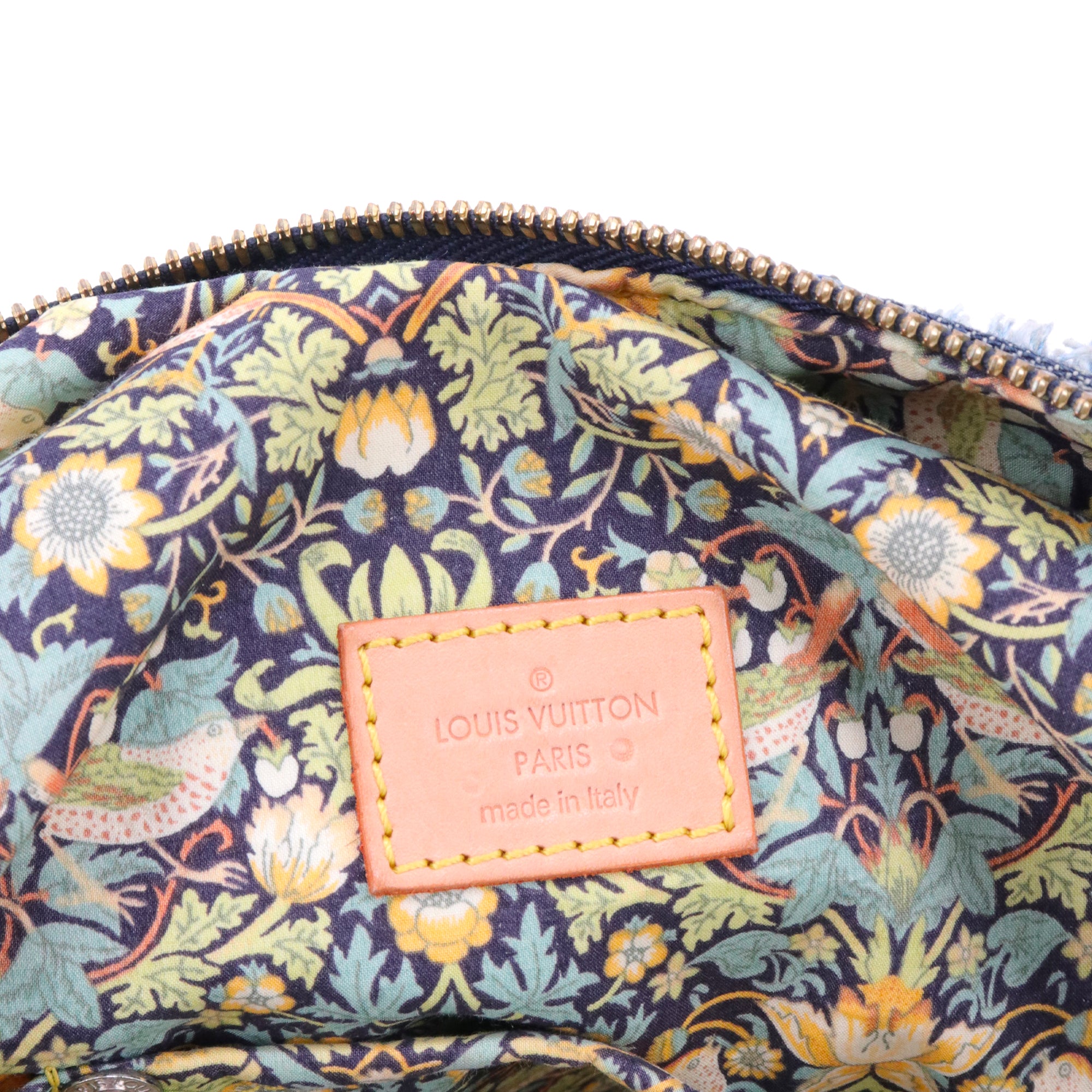 LOUIS VUITTON - Louis Vuitton Bowly handbag in denim patchwork