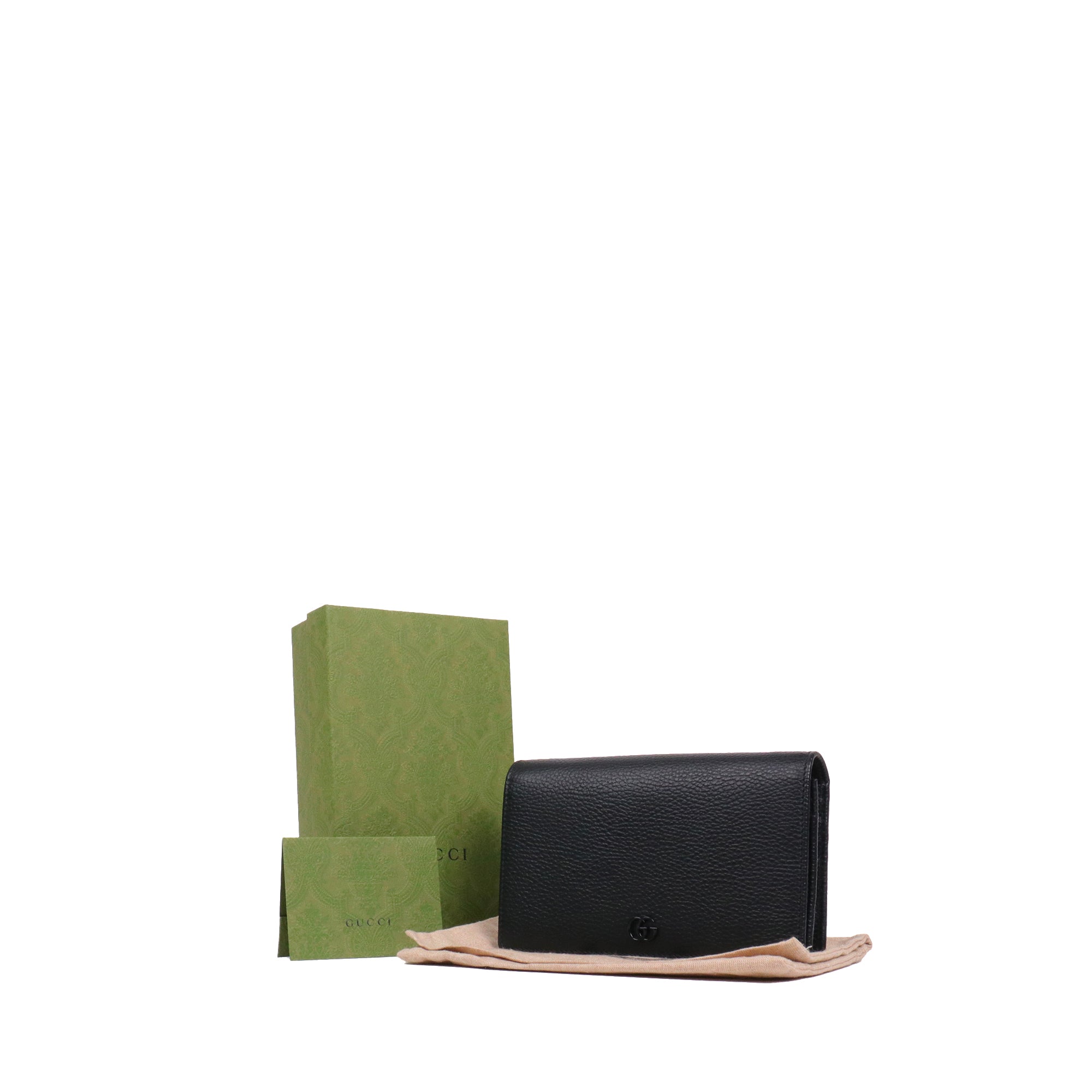 GUCCI - GG Marmont Small Size shoulder bag in black leather