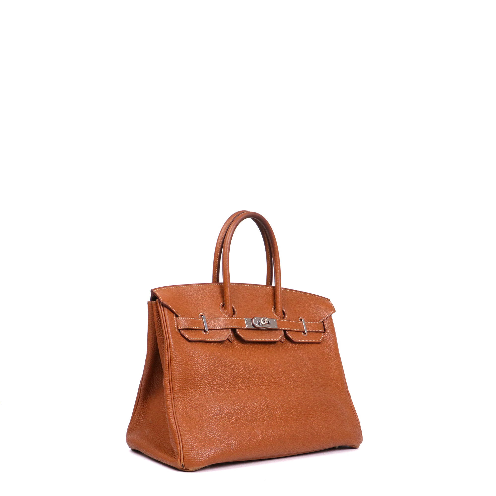 HERMÈS - Sac à main Birkin 35 Hermès en cuir togo gold