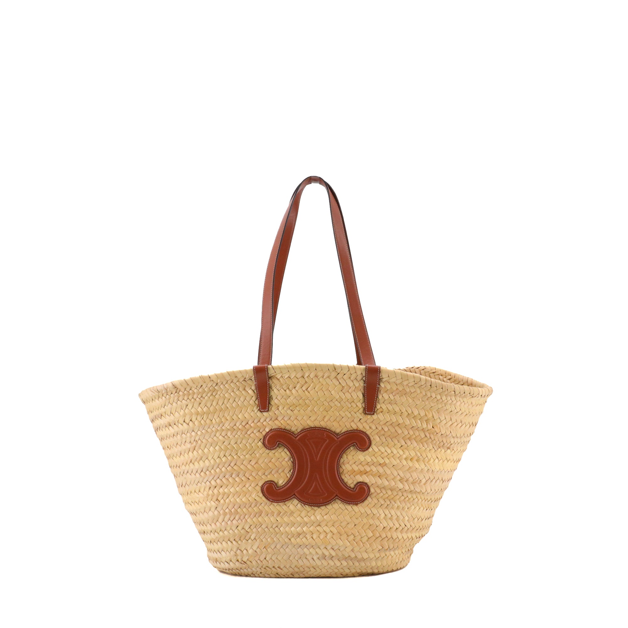 CELINE - Triomphe wicker basket teen model