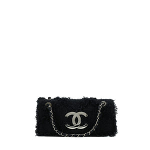CHANEL - Chanel Natura shoulder bag in vintage navy tweed