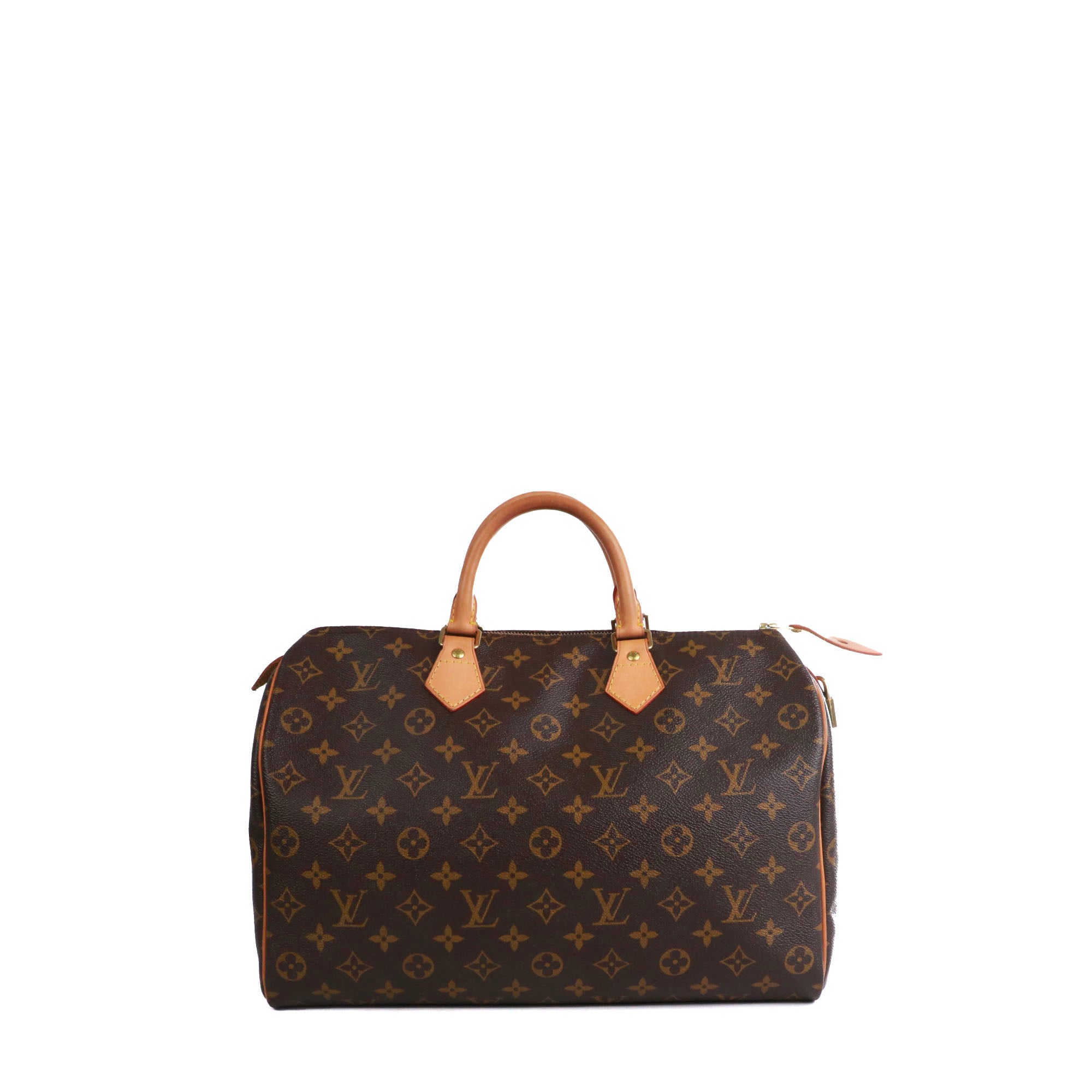 LOUIS VUITTON - Sac à main Speedy 35 Louis Vuitton en toile monogramme