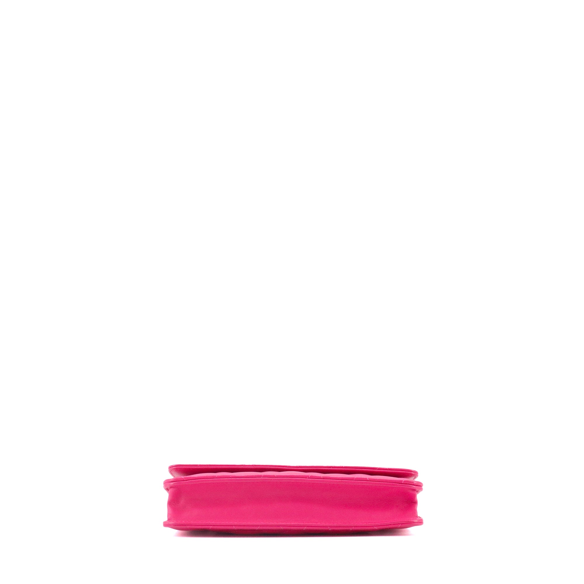 CHANEL - Sac Wallet On Chain Timeless Chanel en cuir lisse rose