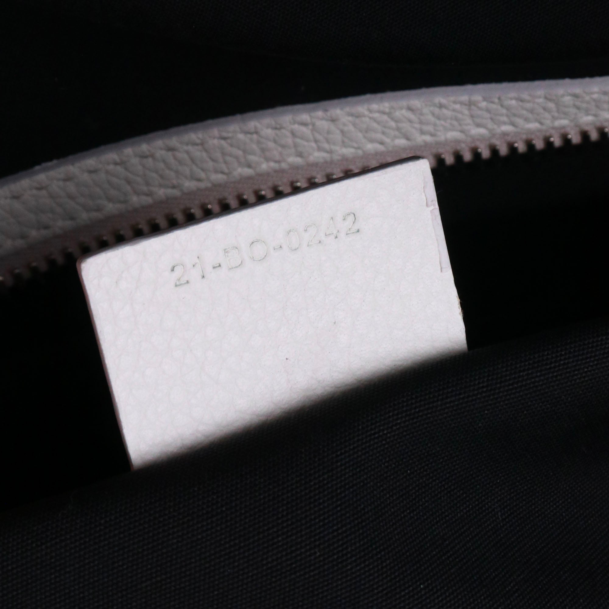 DIOR - Sac de voyage Dior en toile oblique et cuir blanc cassé