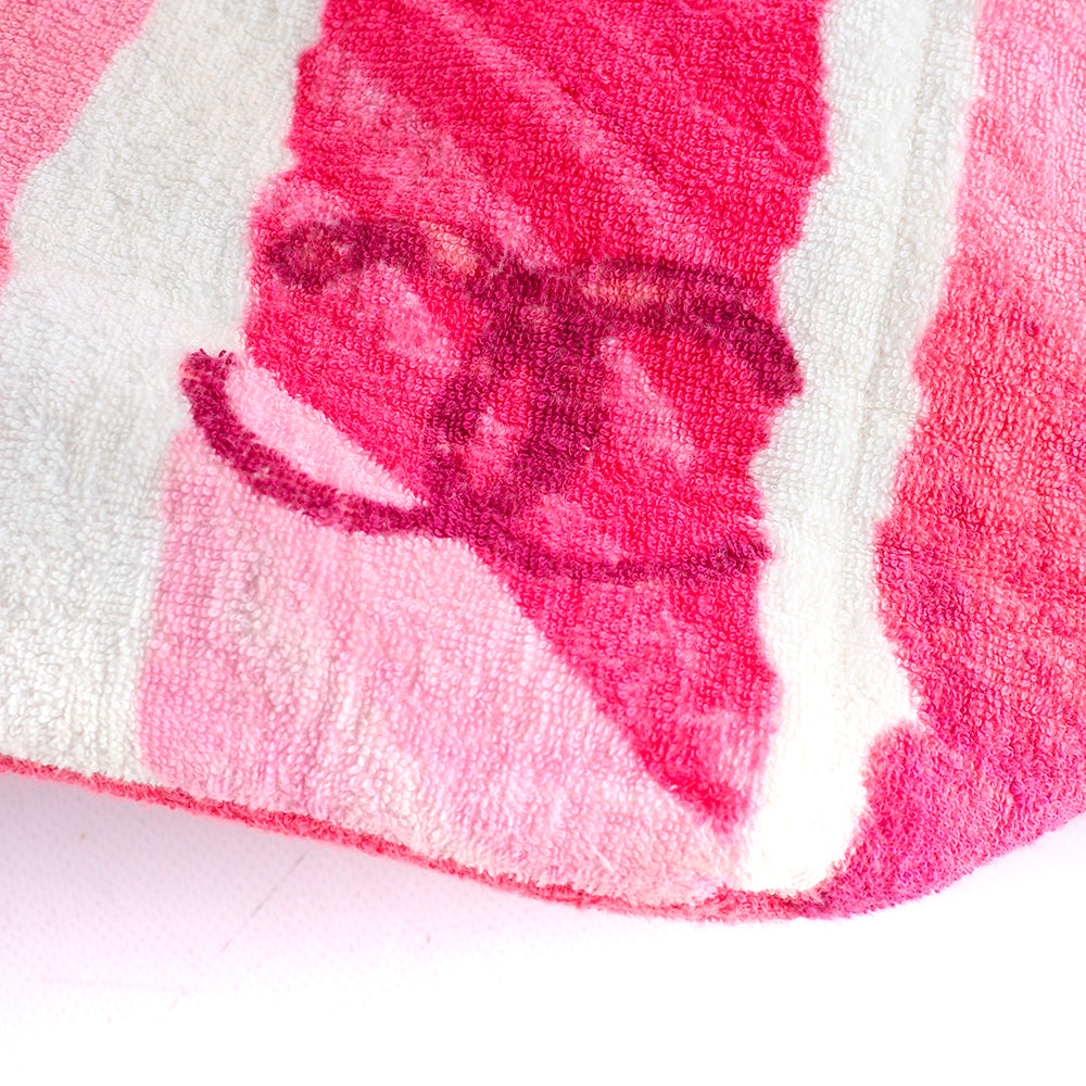 CHANEL - Sac cabas en éponge rose et drap de plage