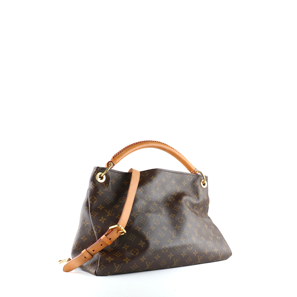 LOUIS VUITTON - Artsy MM tote bag in monogram canvas with shoulder strap